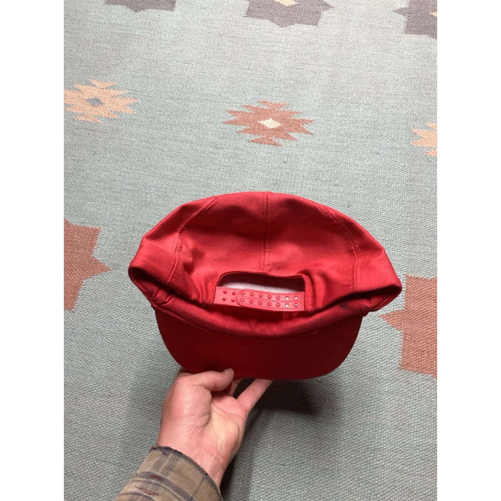Vintage VINTAGE Unbranded SnapBack Hat Cap Men Adjustable Red Ameristar Casino Vicksburg Mississippi Gambling Size ONE SIZE - 4 Thumbnail