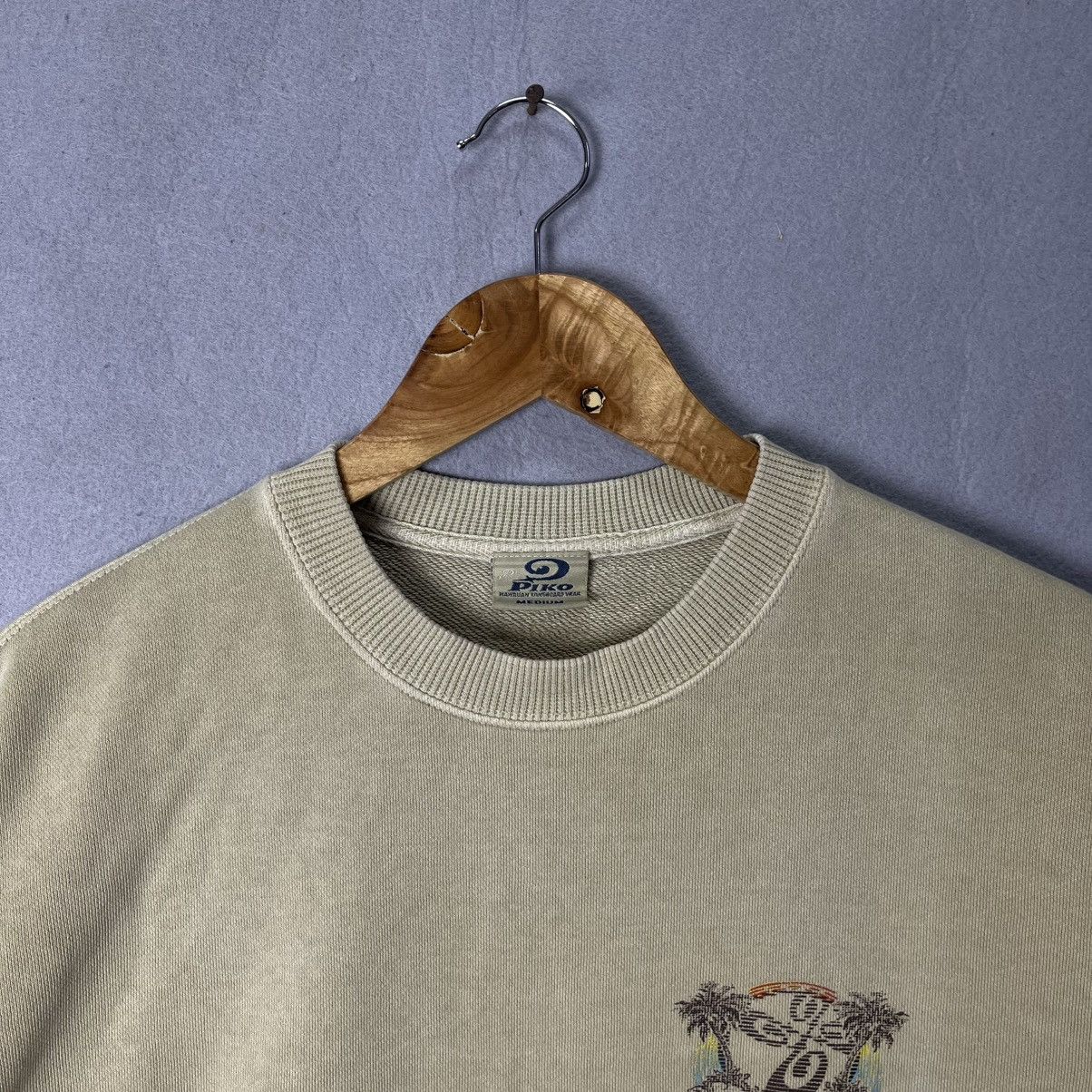 Vintage Piko Hawaiian Surf Crewneck Sweatshirt – Beige Graphic Size US M / EU 48-50 / 2 - 4 Thumbnail