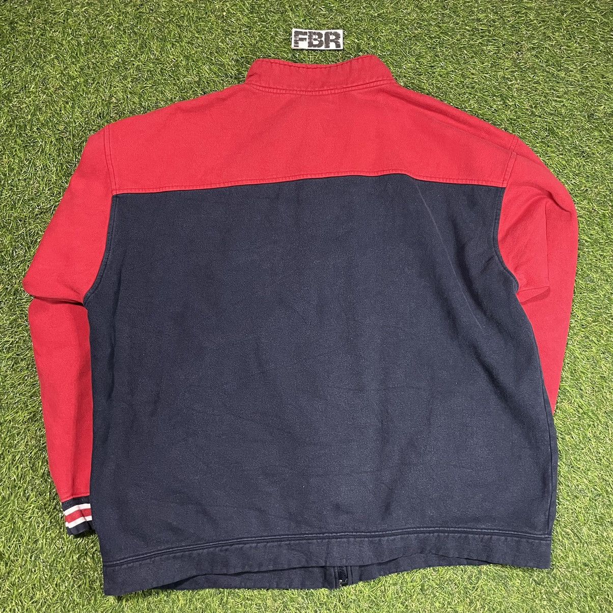 Polo Ralph Lauren Vintage Polo Zip Up Sweater Size US XL / EU 56 / 4 - 11 Thumbnail