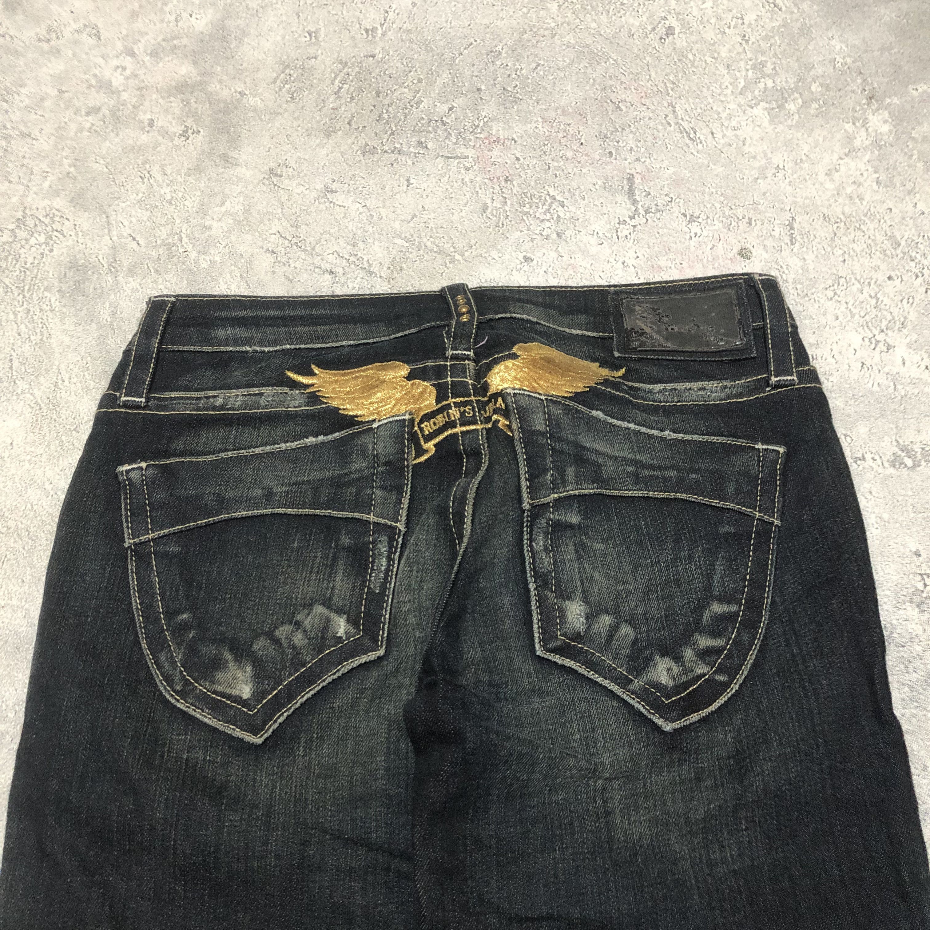 Robins Jeans Robins Jeans Gold Wings Denim Size 28" / US 6 / IT 42 - 3 Thumbnail