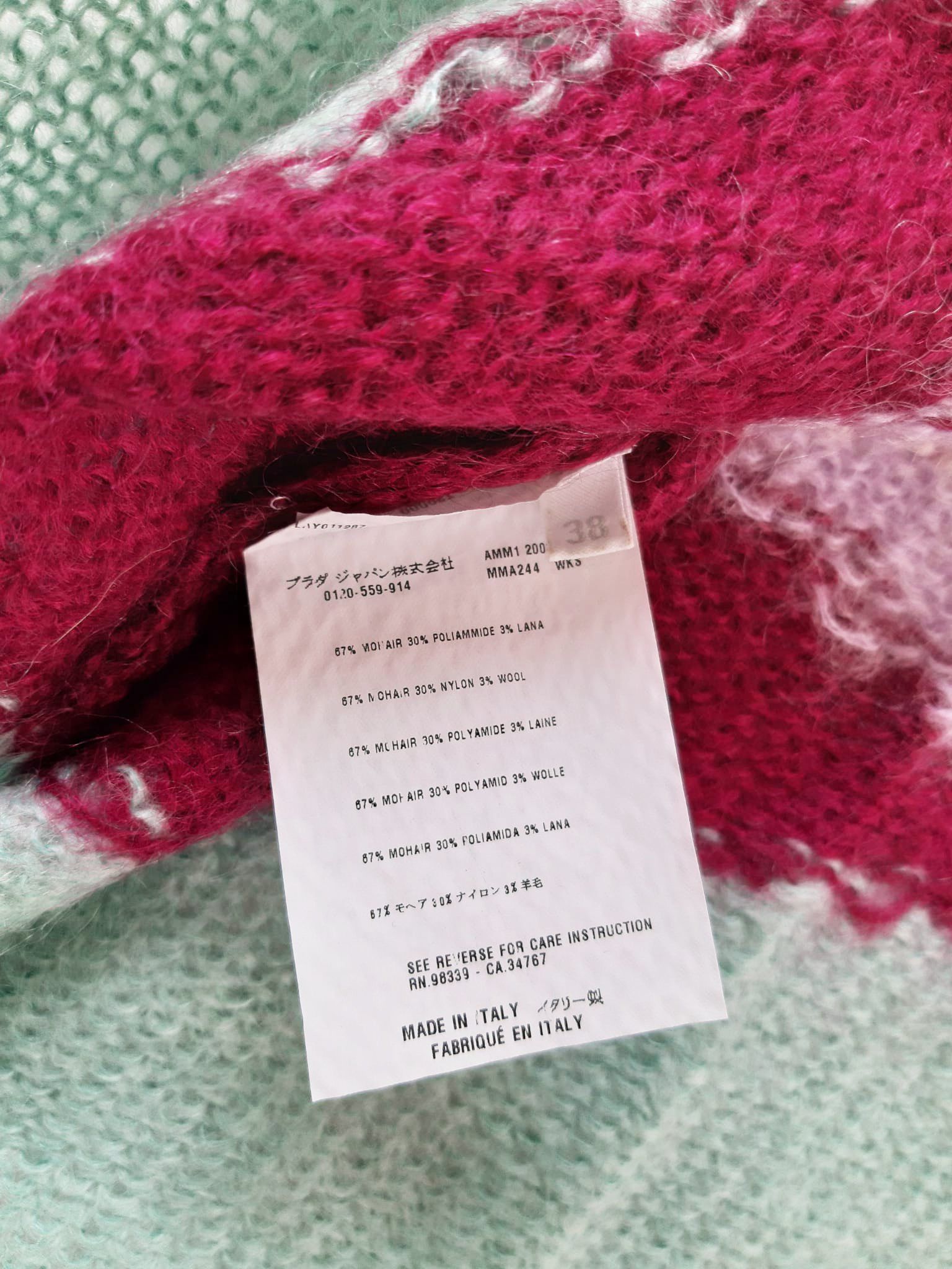 Miu Miu MiuMiu 2008 Intarsia Mountains Mohair knit Dress Size XS / US 0-2 / IT 36-38 - 4 Thumbnail