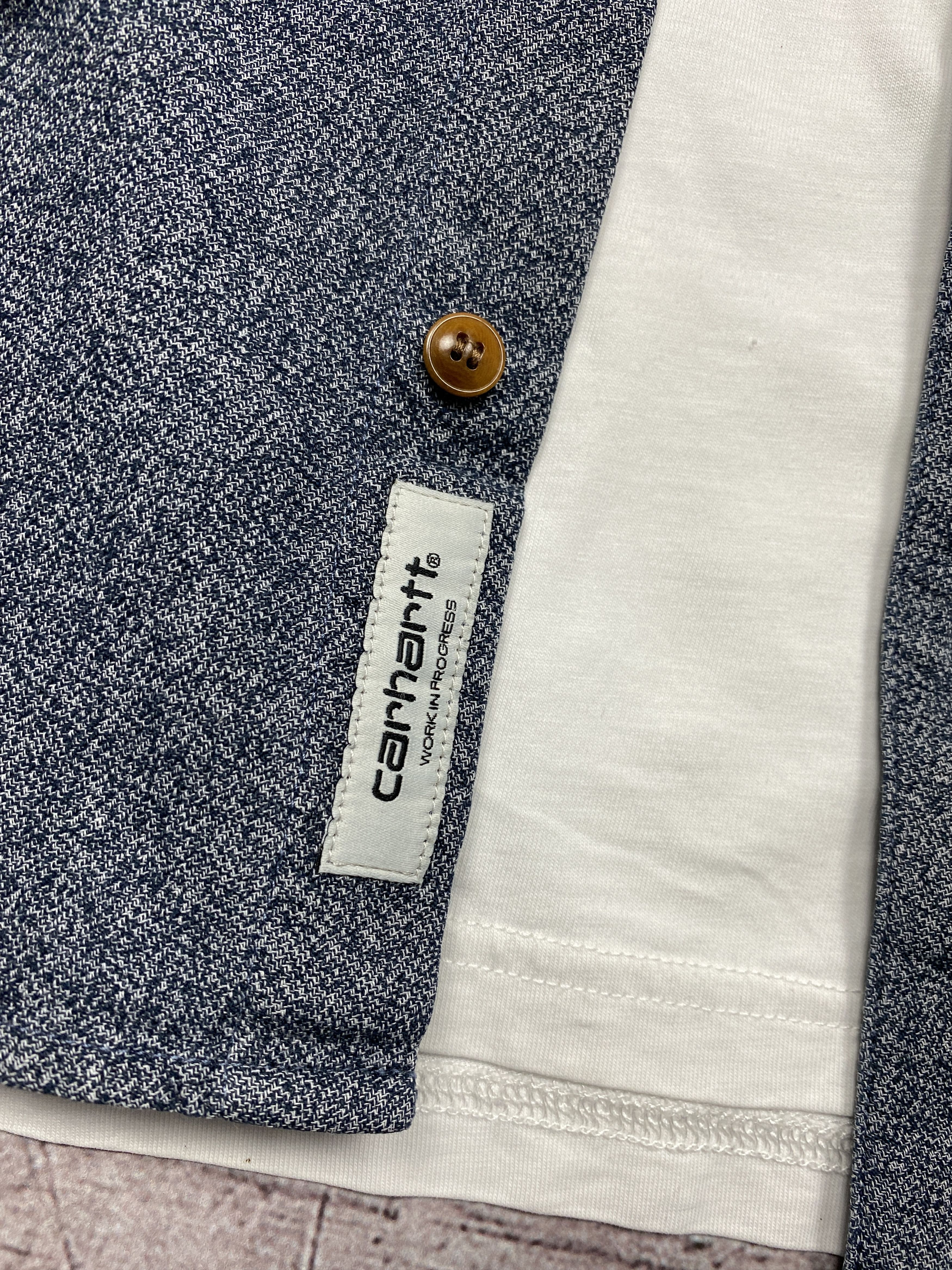 Carhartt × Flannel Carhartt WIP Vintage Mens Flannel Cram Shirt Y2K Size US S / EU 44-46 / 1 - 5 Thumbnail