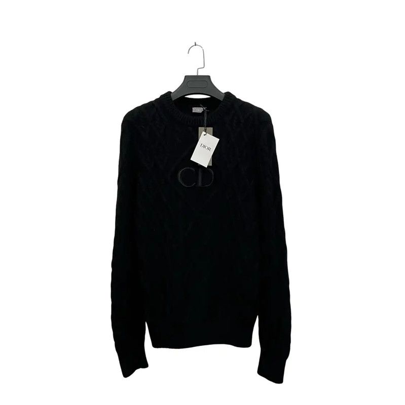 Dior Dior Black Knit Sweater for Women 0089 Size XS / US 0-2 / IT 36-38 - 1 Thumbnail