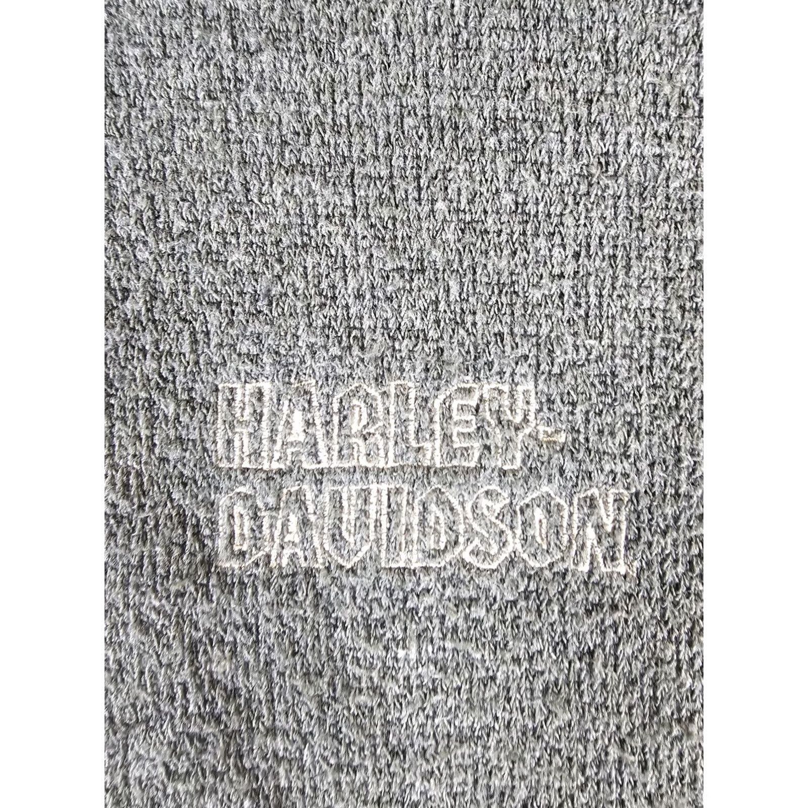 Harley Davidson Harley-Davidson Sweater Green Crew Neck Men Large Terry Cloth Classic Pullover Heavyweight Knit Cotton Blend Vintage No Size US L / EU 52-54 / 3 - 4 Thumbnail