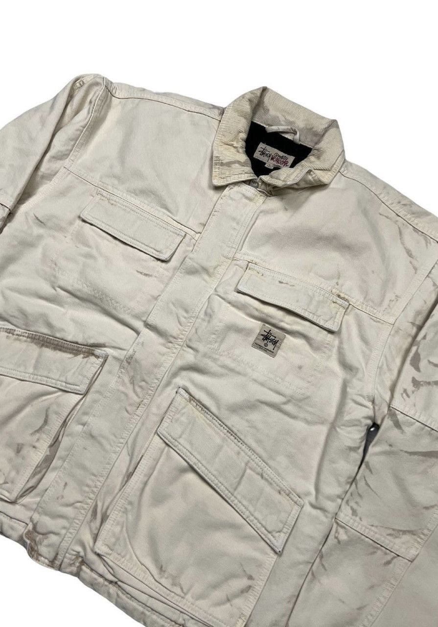Stussy Stüssy Distressed Canvas Set – Big Ol’ Jeans & Work Jacket Size US L / EU 52-54 / 3 - 4 Thumbnail