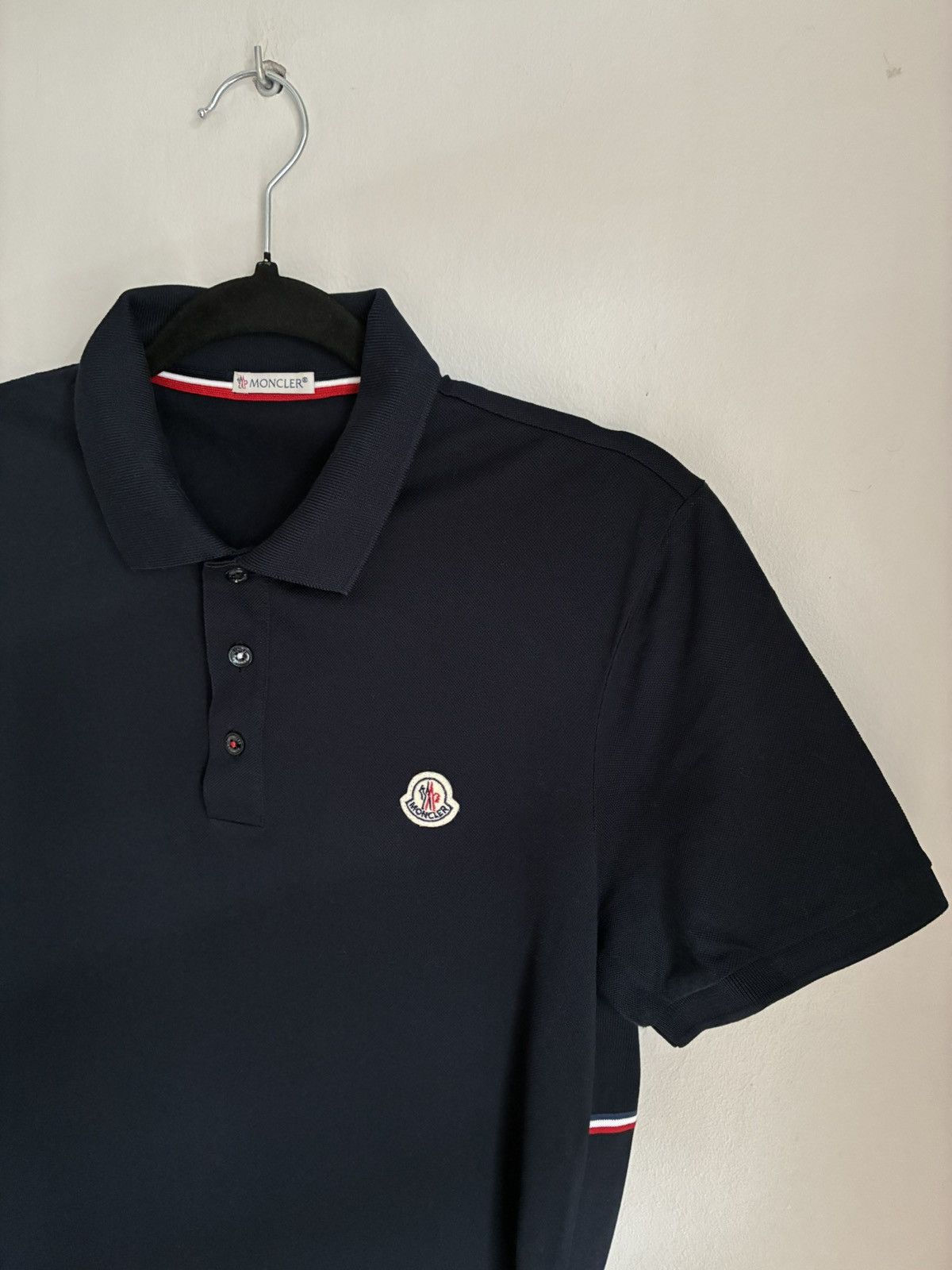 Moncler Moncler Polo T-shirt luxury Italy designer slim fit Size US M / EU 48-50 / 2 - 2 Thumbnail