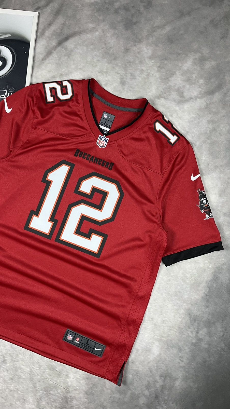 Nike Tom Brady #12 Nike NFL Game Jersey Buccaneers Red (L) 2022 Size US L / EU 52-54 / 3 - 1 Thumbnail