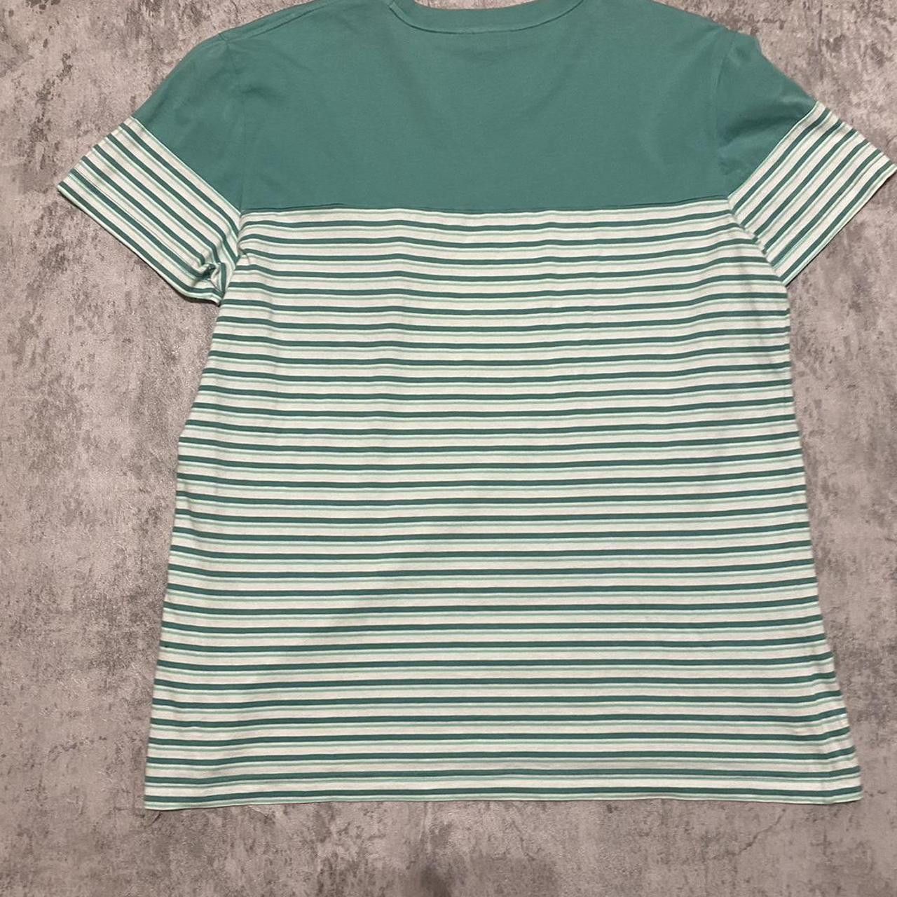 Adidas Adidas Originals green and white striped tee Streetwear Size US L / EU 52-54 / 3 - 2 Thumbnail