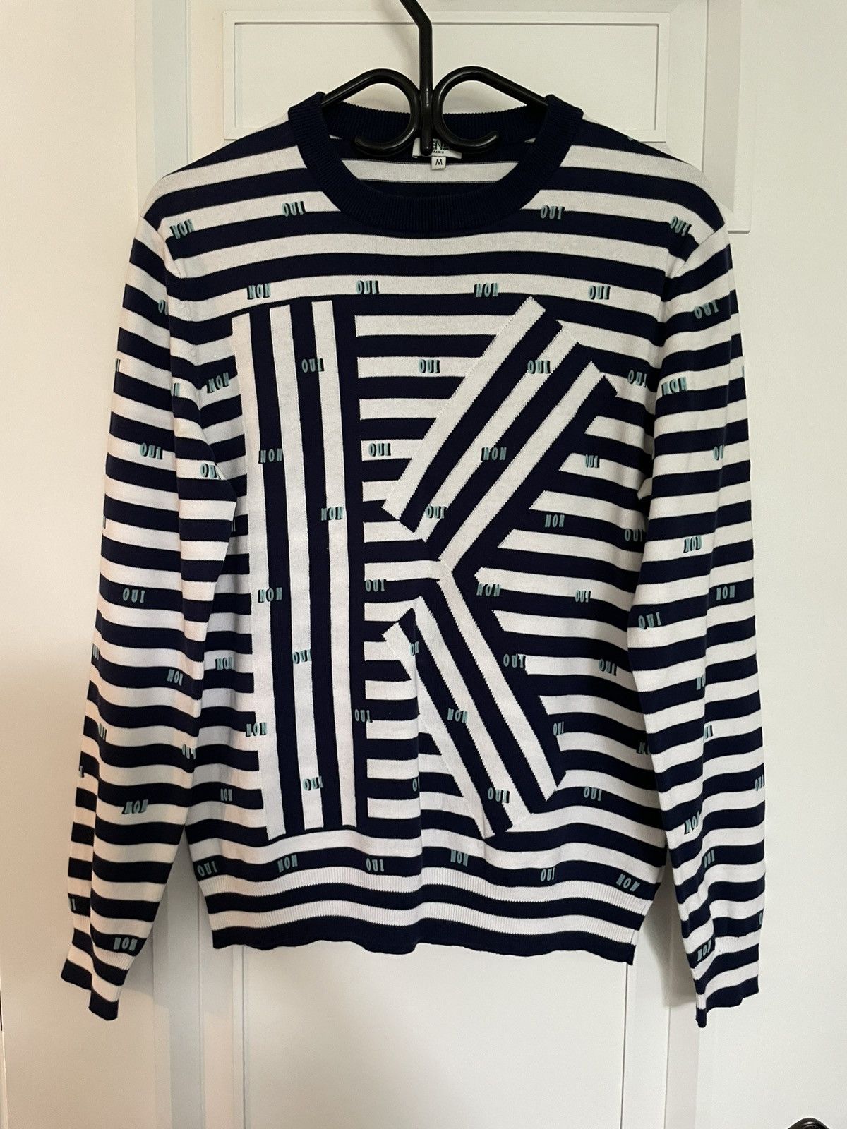 Kenzo Kenzo stripes long sleeves crew neck 100% cotton Size US M / EU 48-50 / 2 - 1 Thumbnail