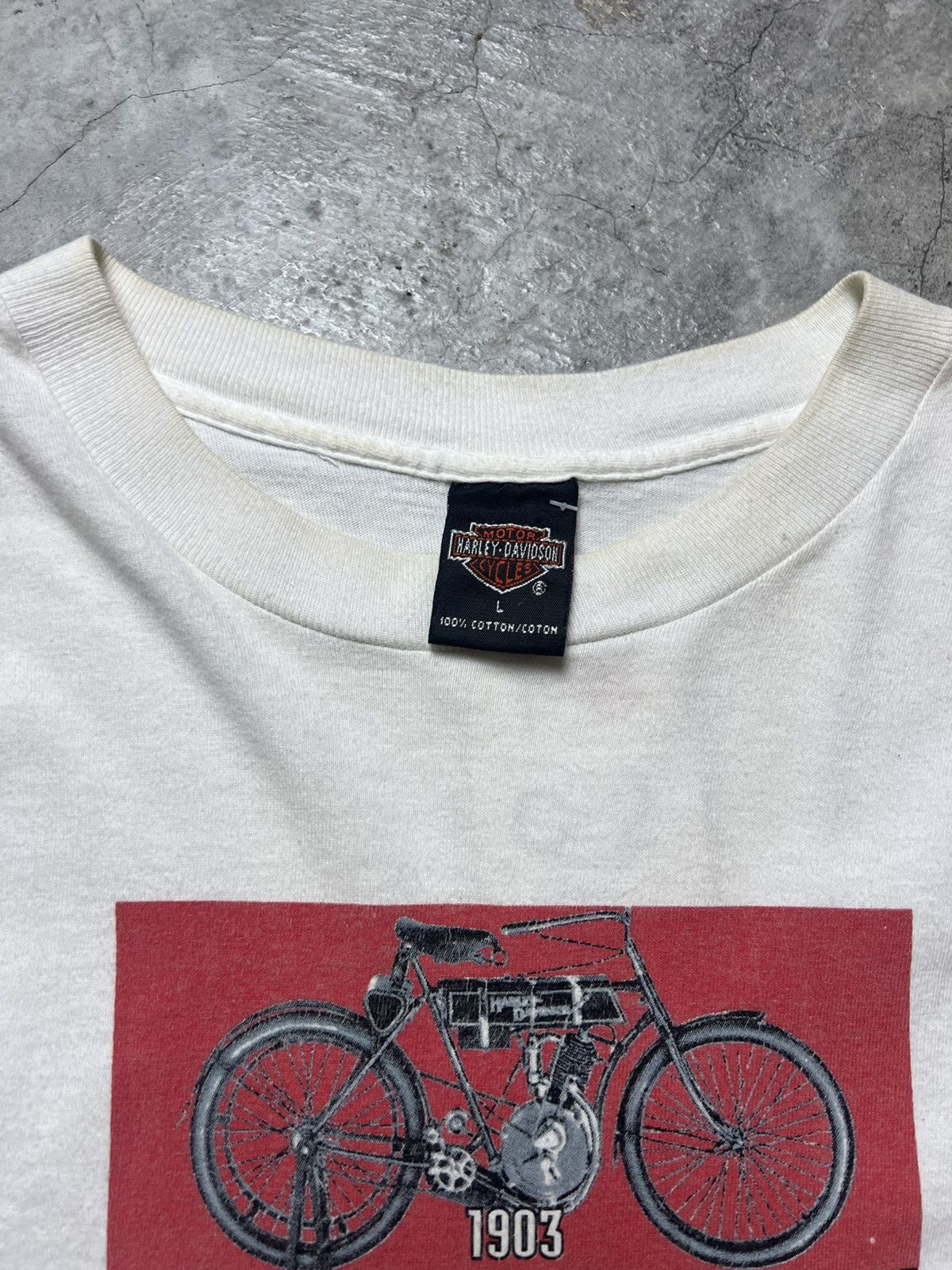 Harley Davidson Vintage Harley Davidson T-Shirt long sleeve 1998 Size US L / EU 52-54 / 3 - 6 Thumbnail