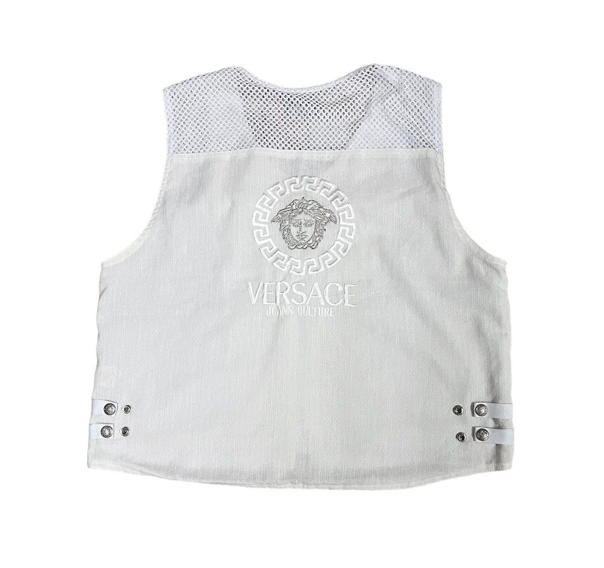 Versace VINTAGE GIANNI VERSACE MEDUSA LOGO LUXURY VEST JACKET Size US L / EU 52-54 / 3 - 1 Thumbnail