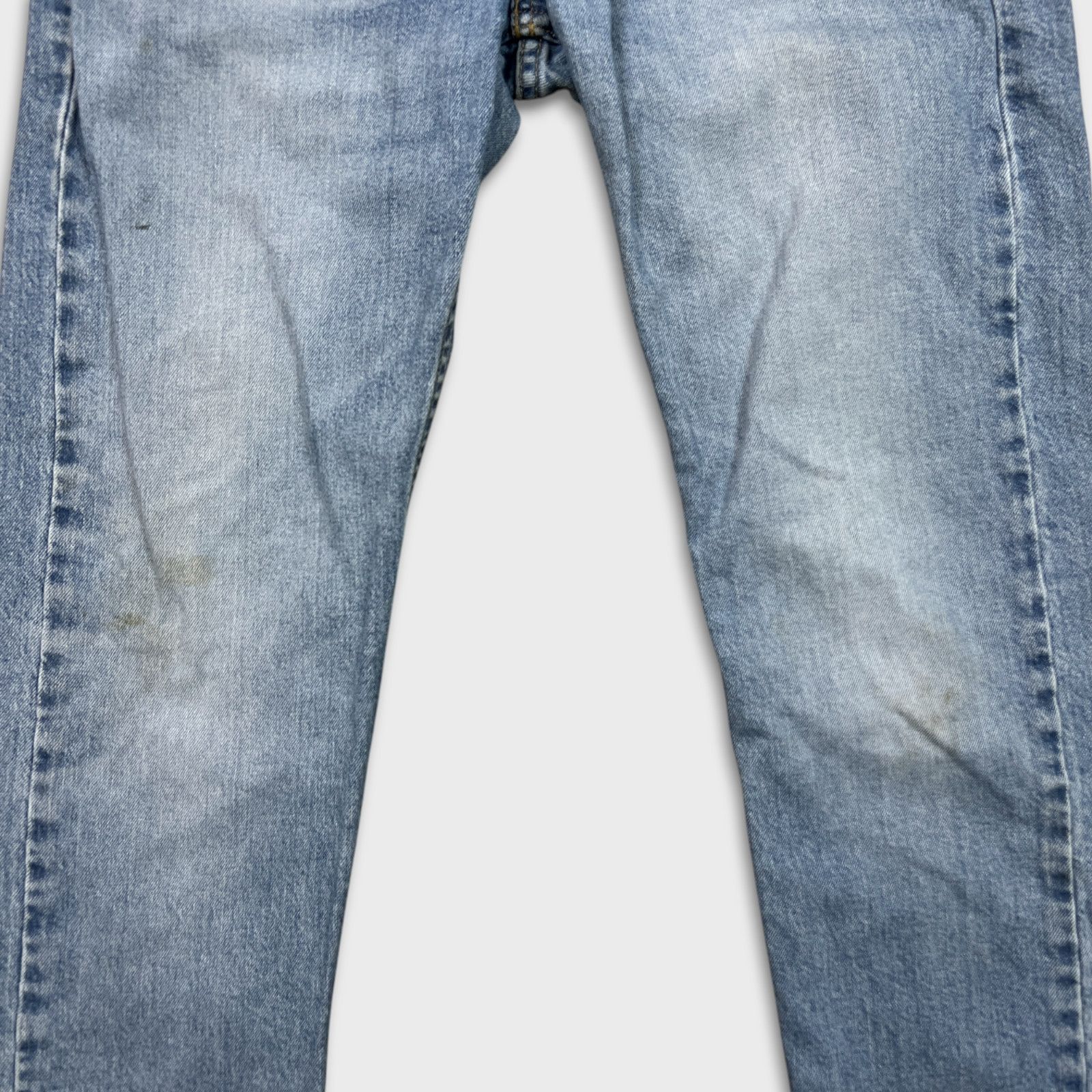 Levi's × Vintage Levi's 502 Jeans 30x30 Regular Taper Fit Faded Denim Pants Size US 30 / EU 46 - 4 Thumbnail