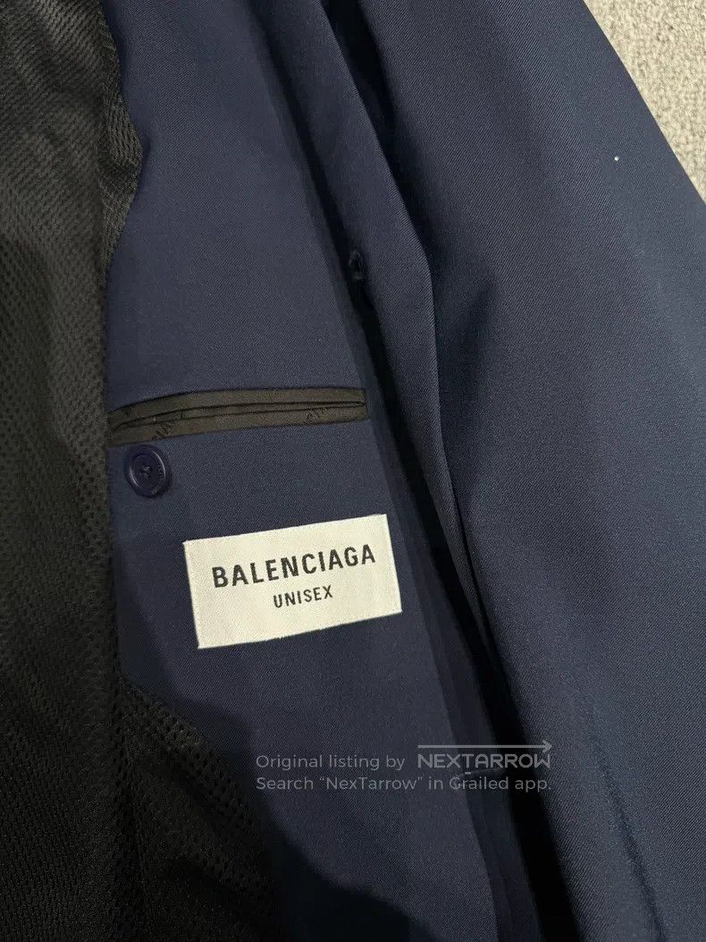 Balenciaga Balenciaga Women's Collar Long Coat Size XS / US 0-2 / IT 36-38 - 4 Thumbnail