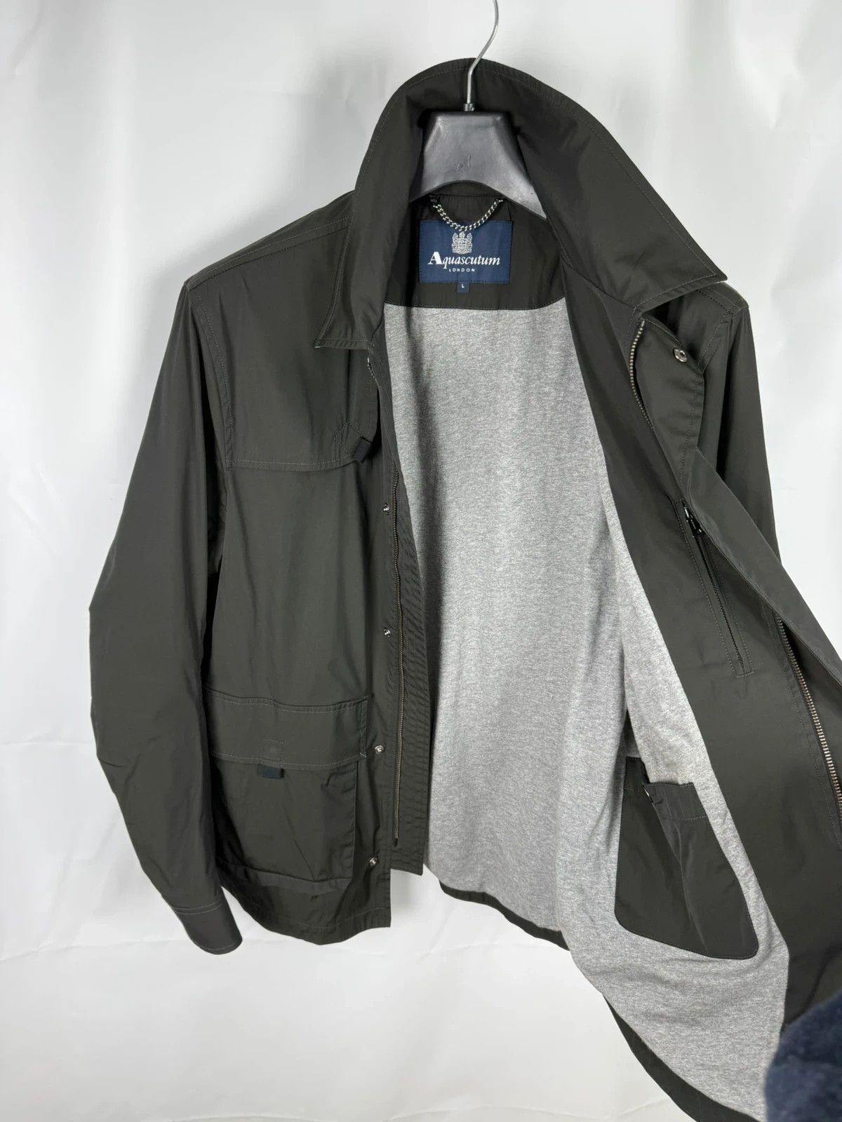 Aquascutum Aquascutum Shimmer Dark Green Jacket size L Size US L / EU 52-54 / 3 - 16 Thumbnail