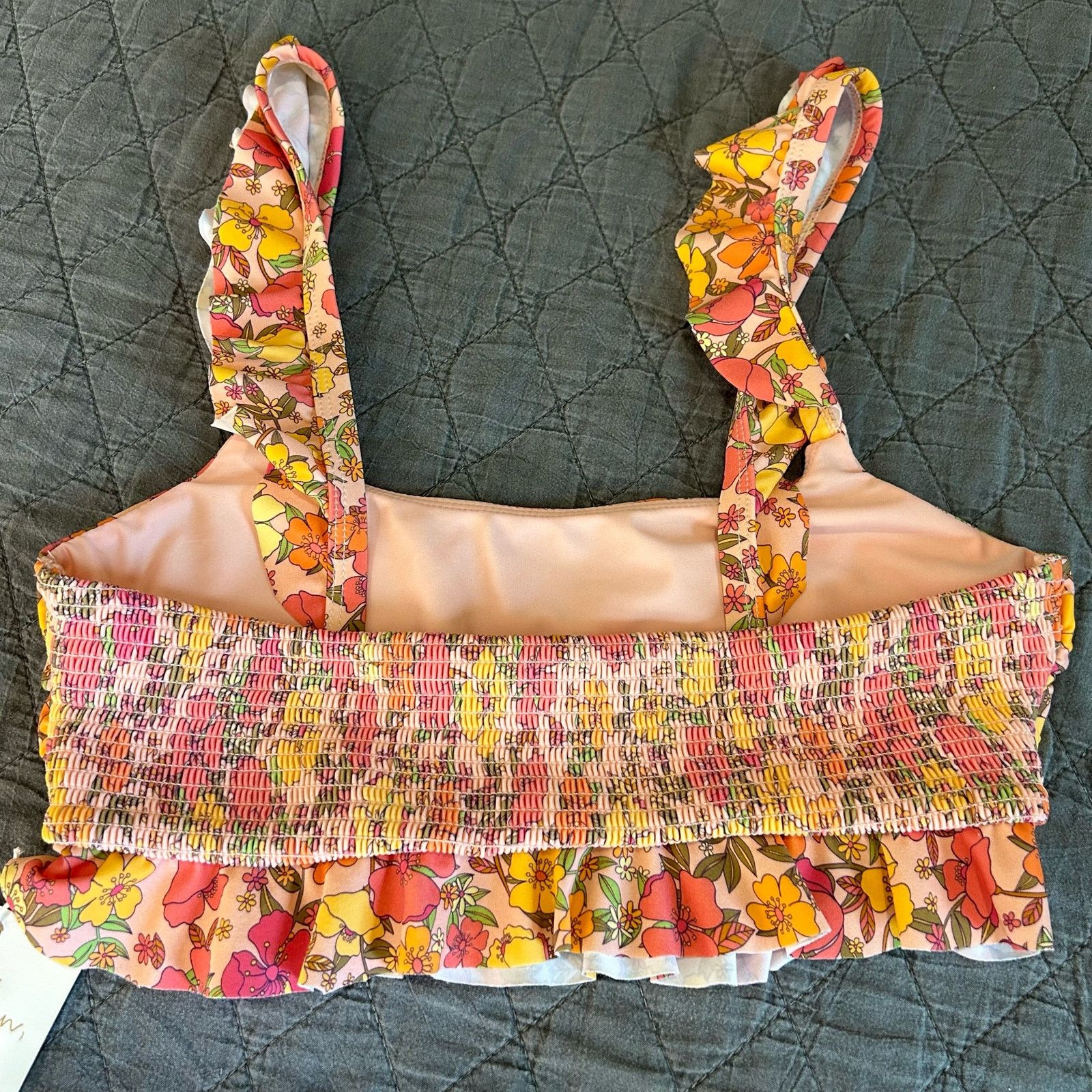 Show Me Your MuMu Show Me Your Mumu NWT Bikini Floral Top Sz M Bottoms Sz S Size ONE SIZE - 3 Thumbnail