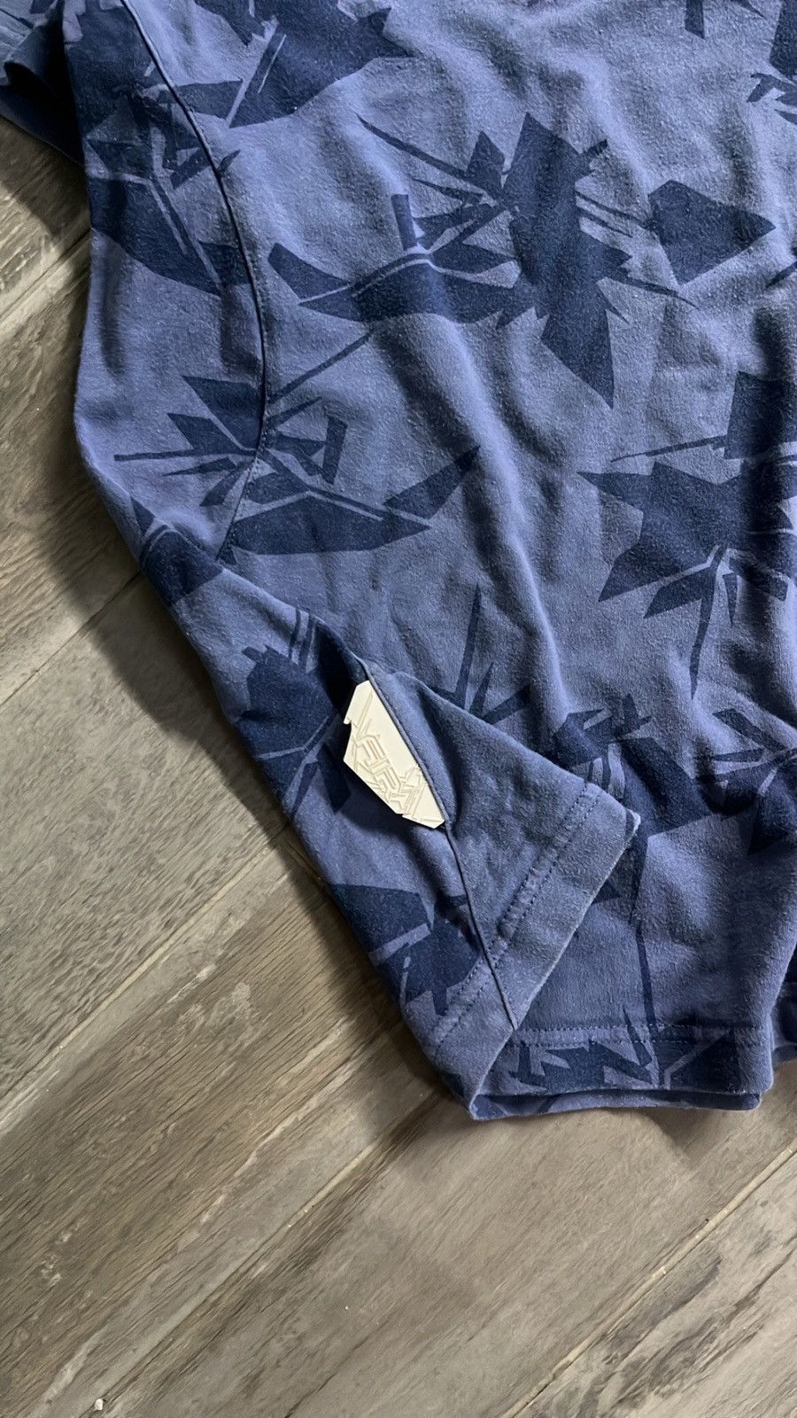 Nike × Vintage Vintage Nike Air Camo blue tee Size US M / EU 48-50 / 2 - 4 Thumbnail