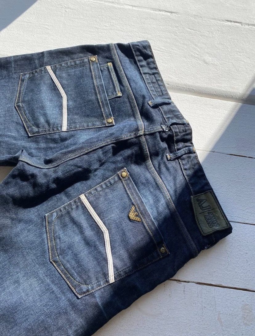 Armani Armani Jeans Designer Luxury Straight Pants 34 size vntg Size US 34 / EU 50 - 4 Thumbnail