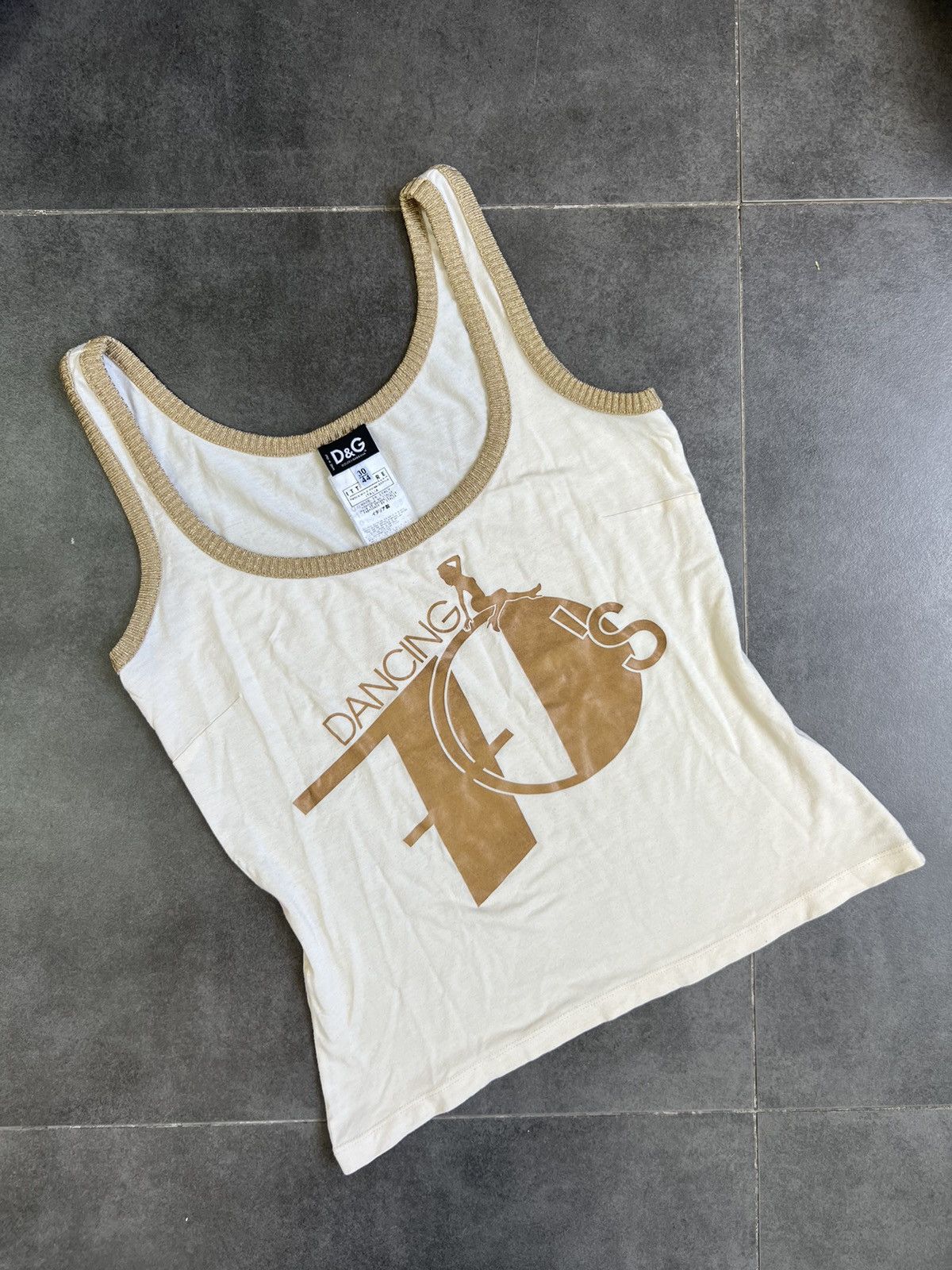 Dolce And Gabbana Tank Top Vintage Vintage 90s DOLCE GABBANA