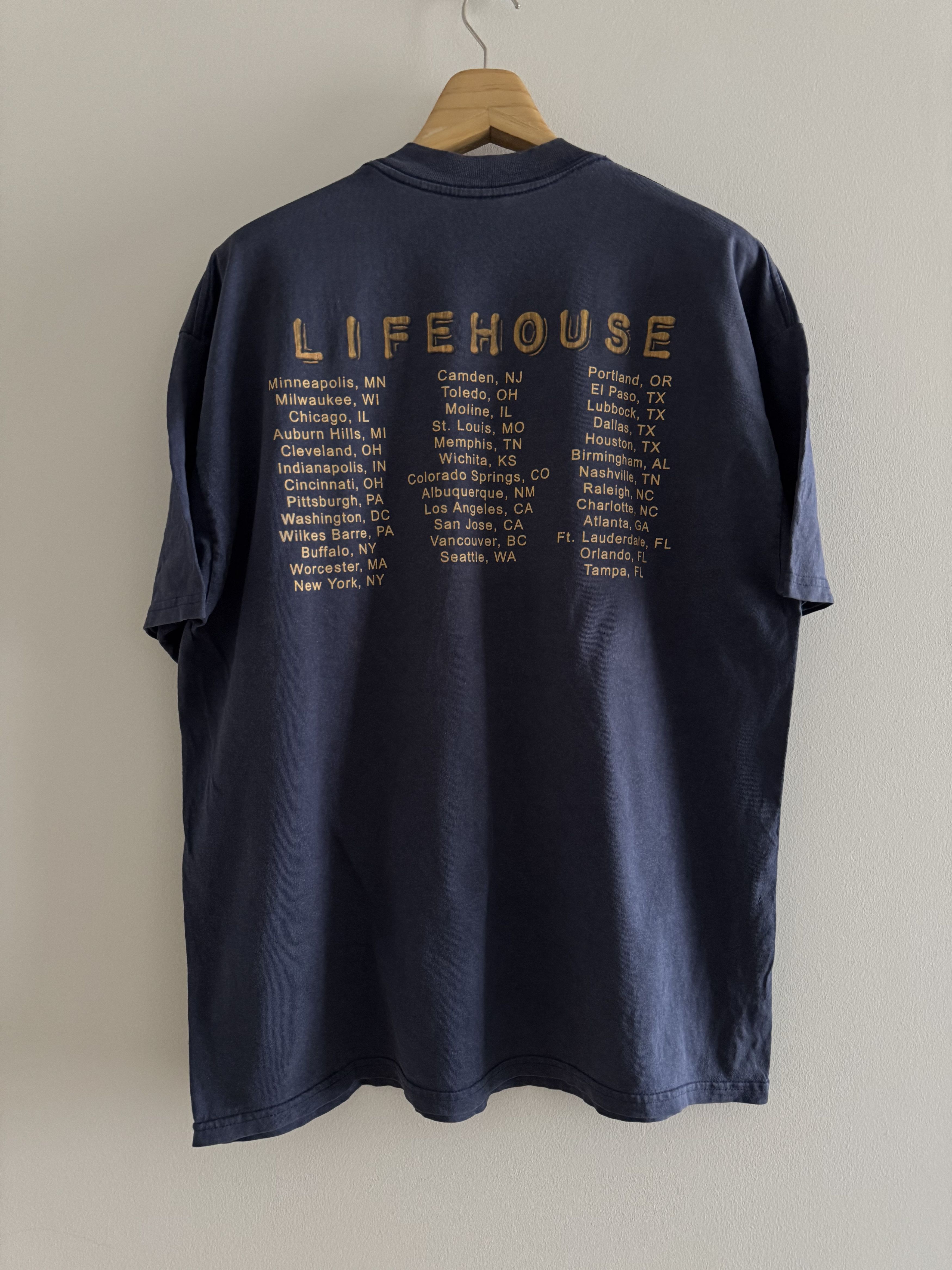 Vintage Life House Album No Name Face Tour 2000’ Size US XL / EU 56 / 4 - 3 Thumbnail
