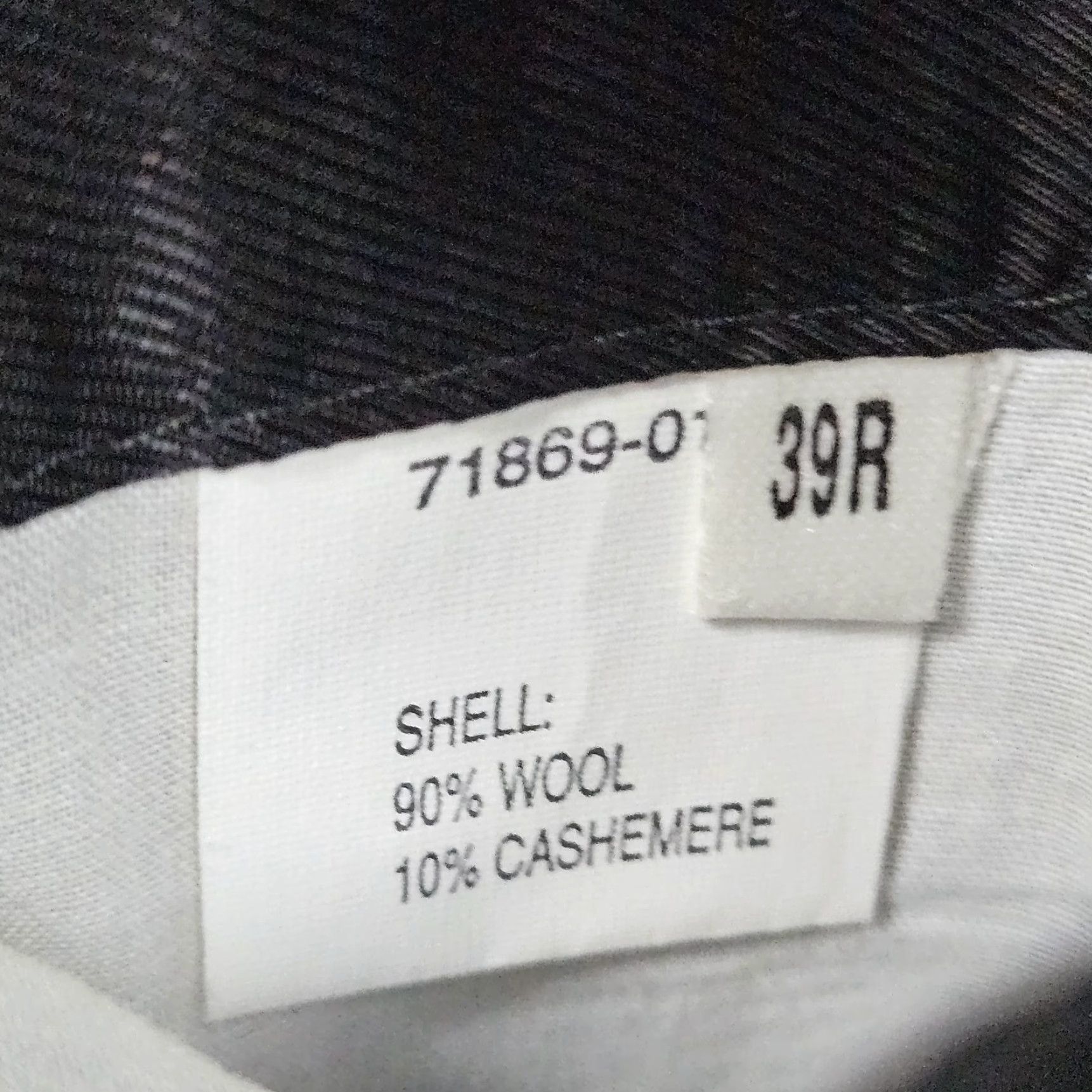 Jos. A. Bank VINTAGE Jos A Bank Black Cashmere Wool Lanerossi Italian Corporate Collection Blazer 39R Size 40R - 4 Thumbnail