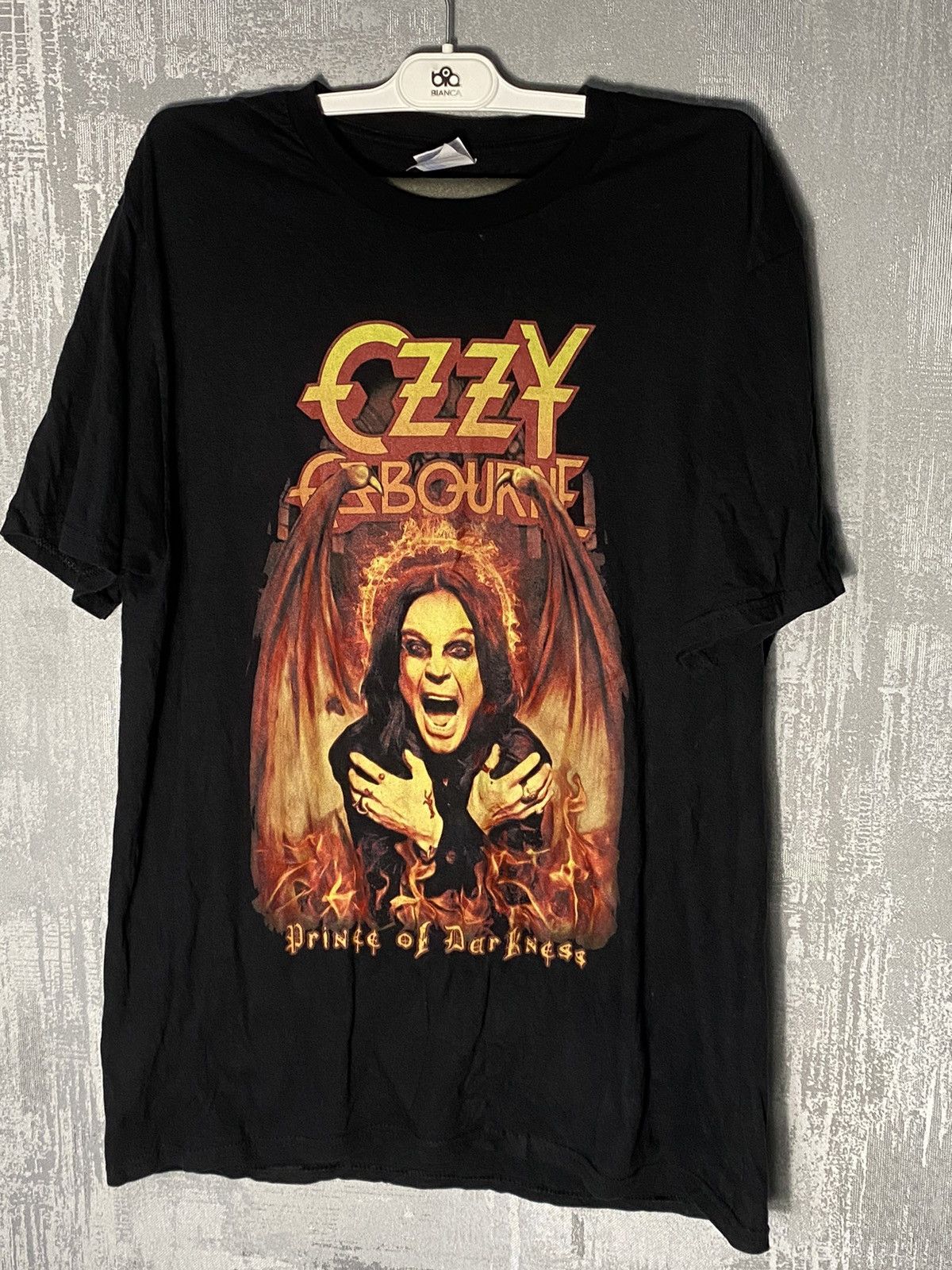 Rock Band × Rock T Shirt × Streetwear Ozzy Ozbourne Prince of 