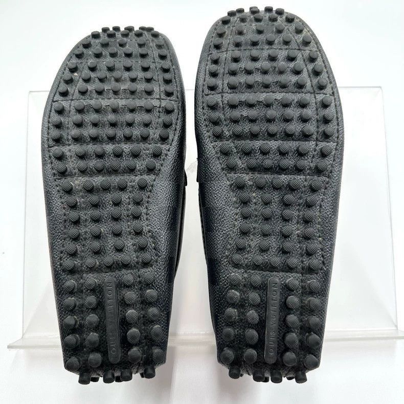 Louis Vuitton Louis Vuitton Black Gray Checkerboard Loafers-2506 Size US 8.5 / EU 41-42 - 7 Thumbnail