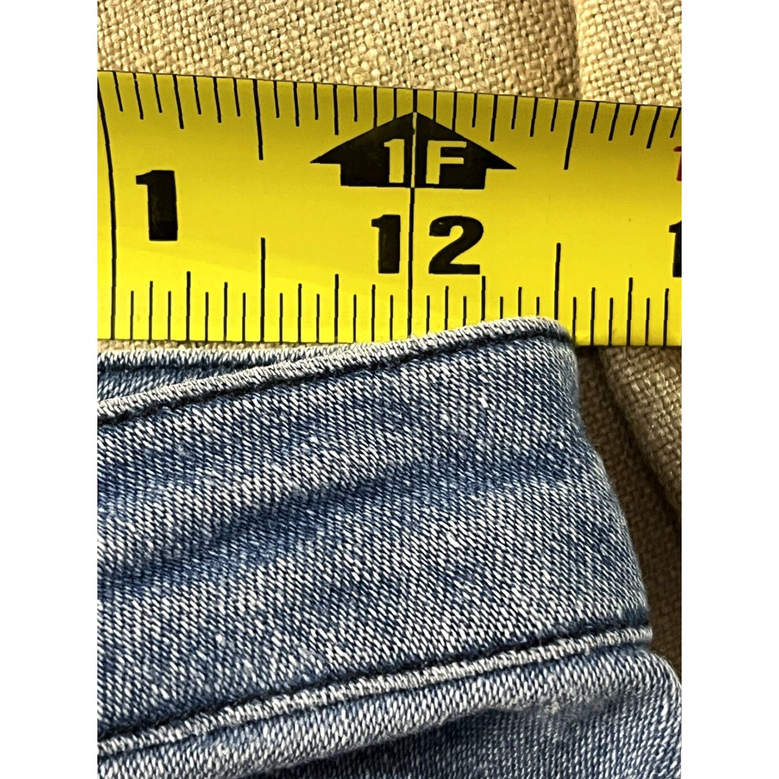 Vintage Jealous Tomato Jeans Sz Small High Waist Flare Bell Bottom Women’s Stretch Hippie Style Size 28" / US 6 / IT 42 - 6 Thumbnail
