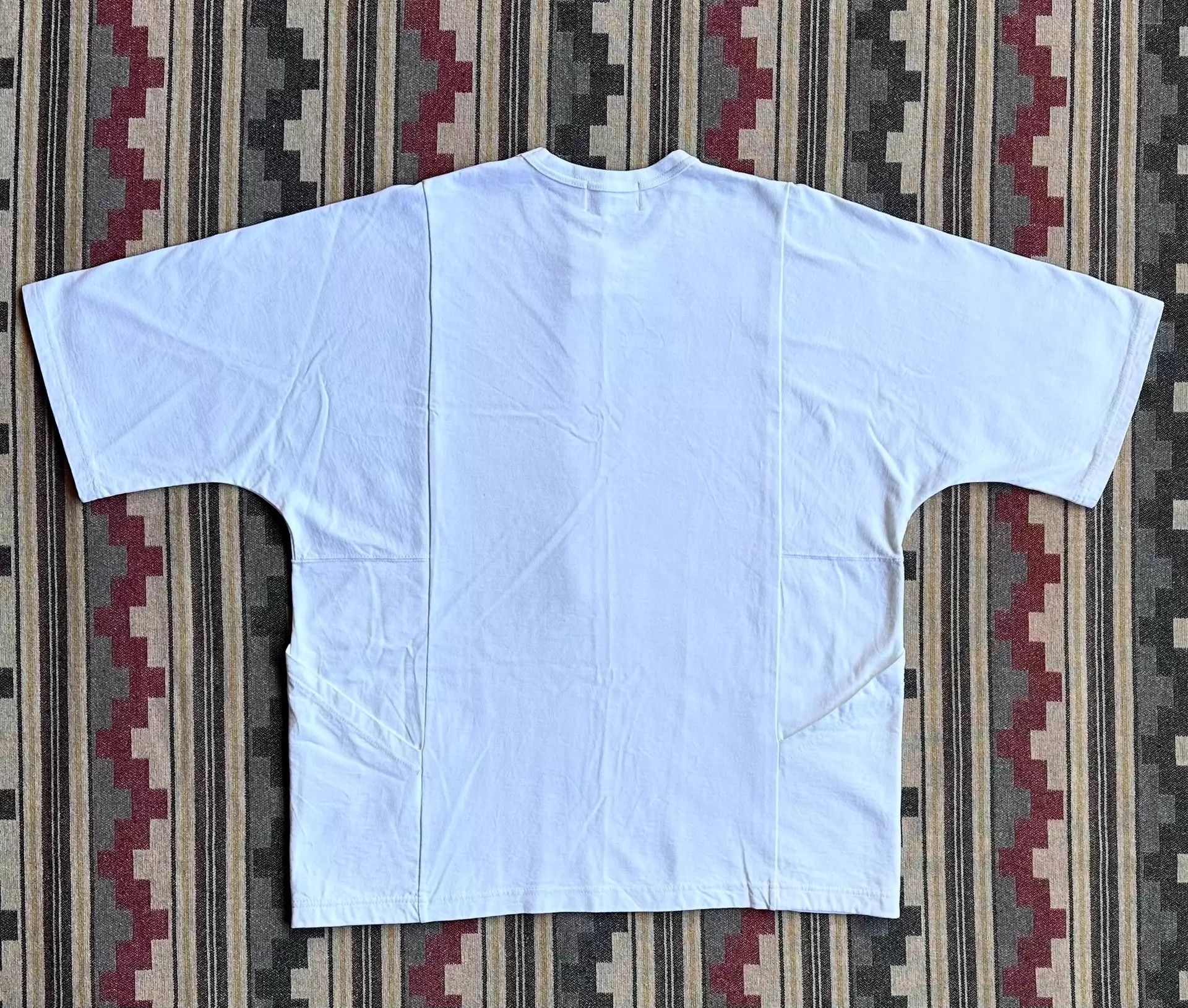 KUON KUON Kite Tee Oversized Heavyweight Pocket Wht/Lav Size US M / EU 48-50 / 2 - 3 Thumbnail