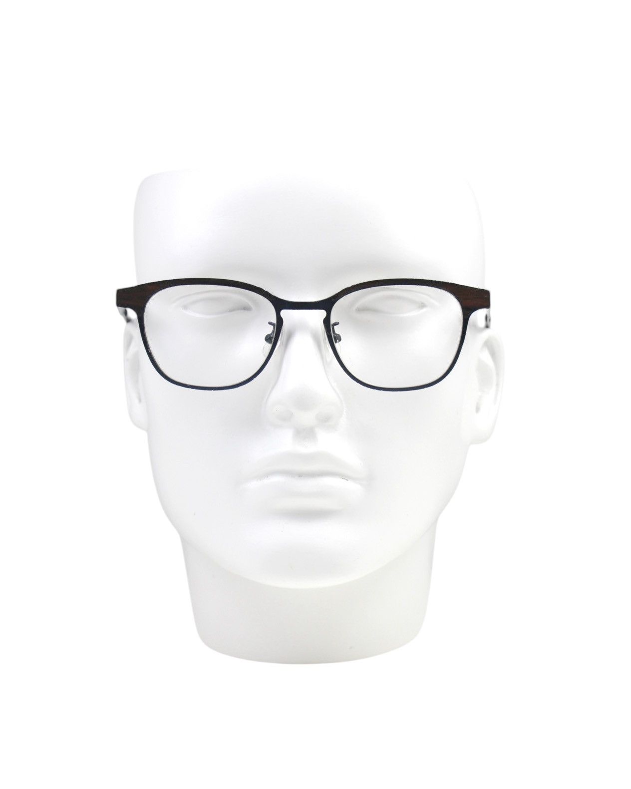 JINS 2000S JINS JAPAN EYEWEAR – BLUE WOOD-TEXTURE FRAME Size ONE SIZE - 2 Thumbnail