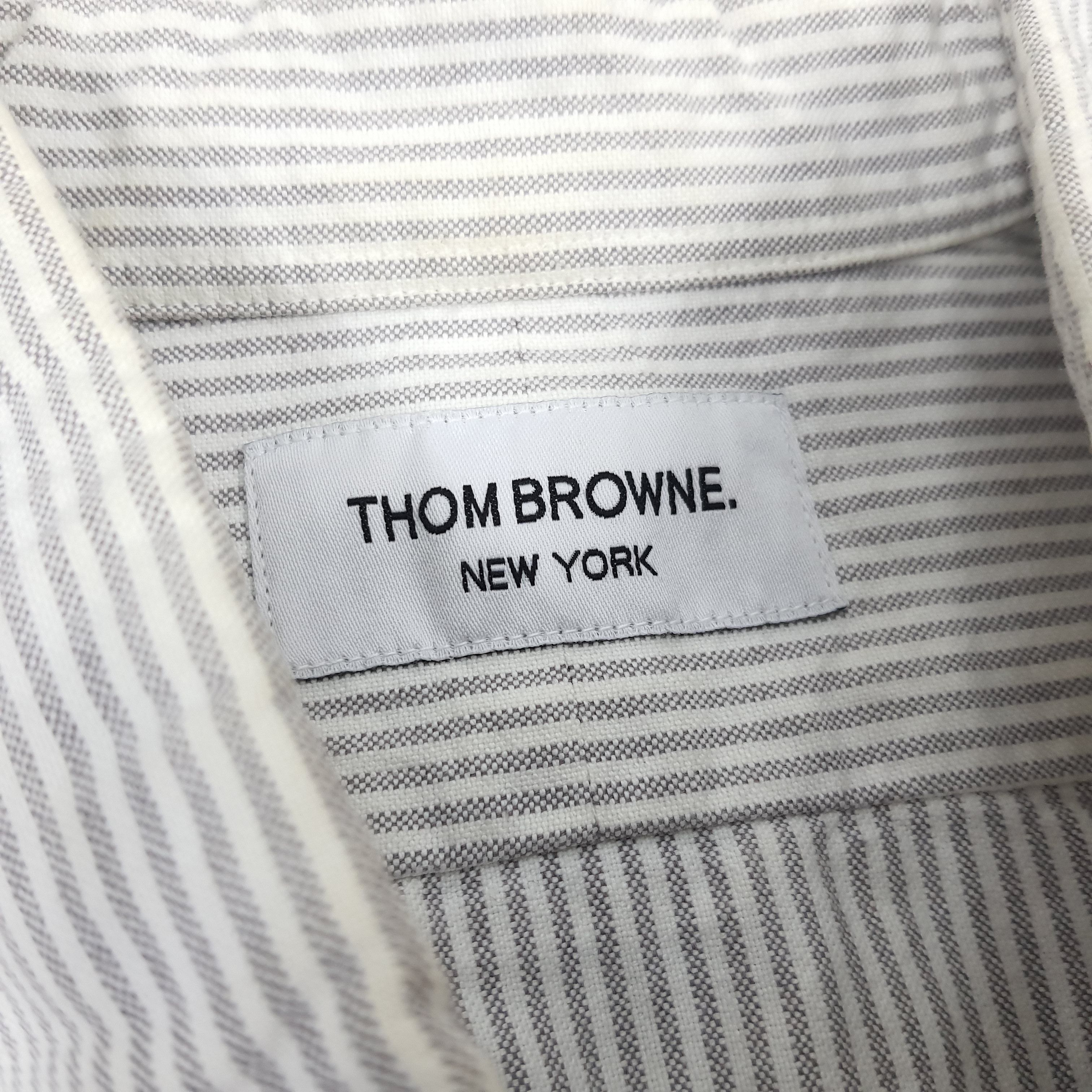 Thom Browne × Vintage Vintage Thom Browne New York Striped Button Up Shirt Size US S / EU 44-46 / 1 - 6 Thumbnail