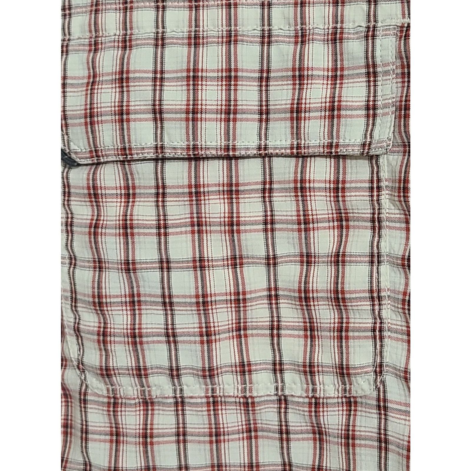 The North Face The North Face Men's Red Plaid Short Sleeve Button Down Shirt L Large Size US L / EU 52-54 / 3 - 4 Thumbnail