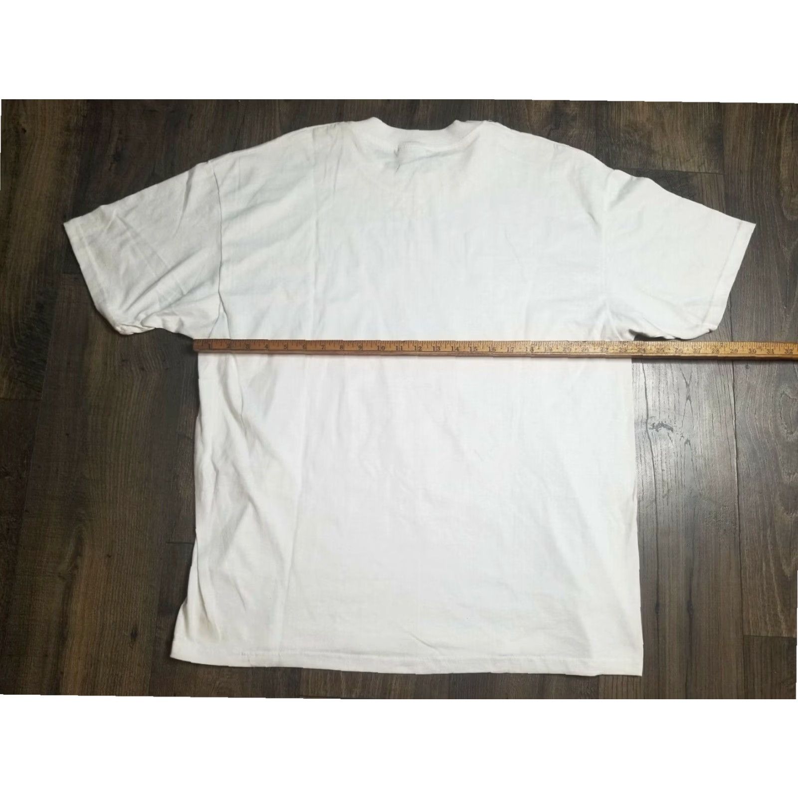Hanes VINTAGE 90s Hanes Graphic Tee XL White Branson Missouri Love Em and Leave Em Fishing T Shirt Mens Size US XL / EU 56 / 4 - 3 Thumbnail