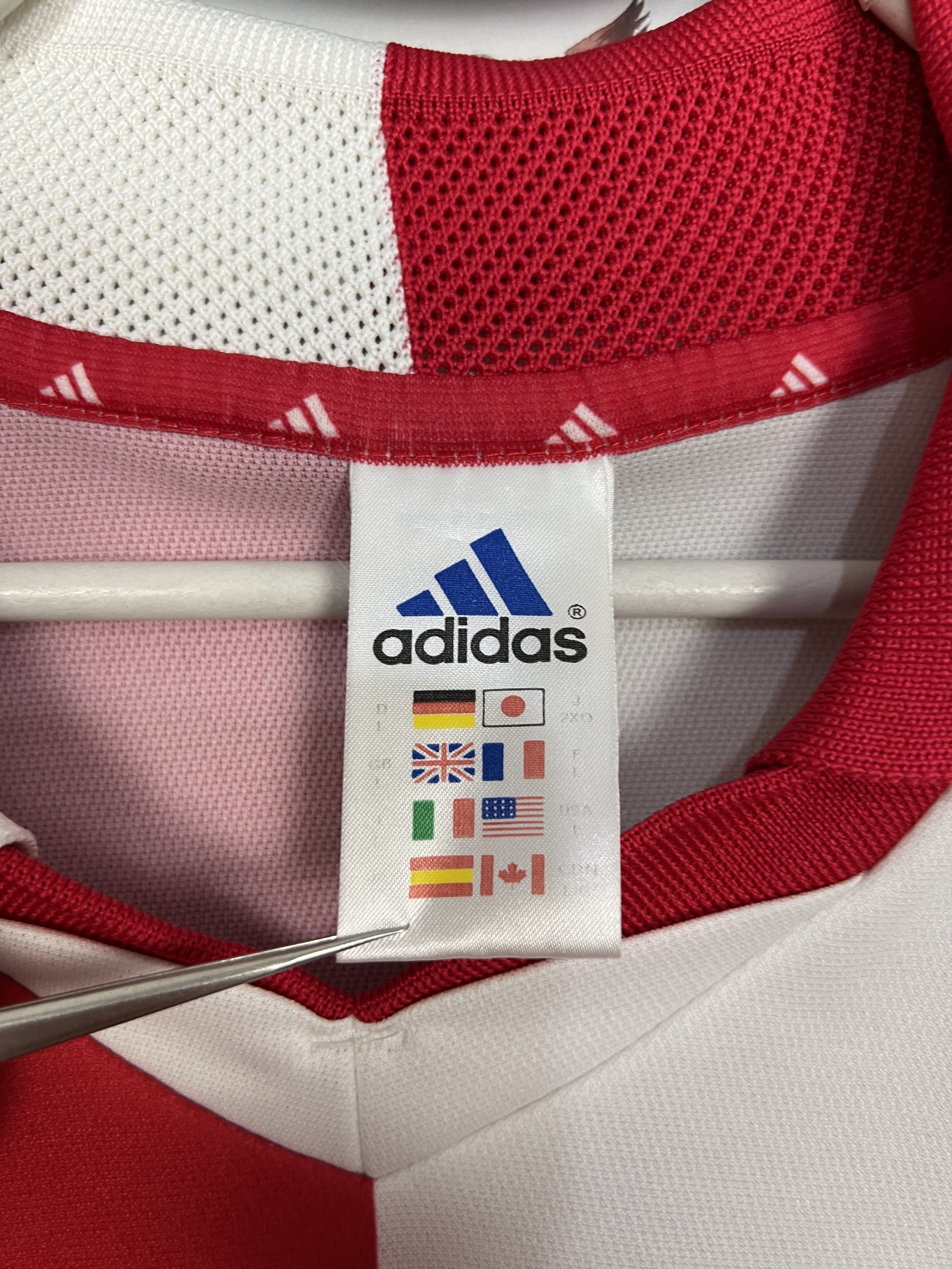 Adidas Slavia Praha Home football shirt 2001 Soccer Jersey Trikot Size US L / EU 52-54 / 3 - 6 Thumbnail