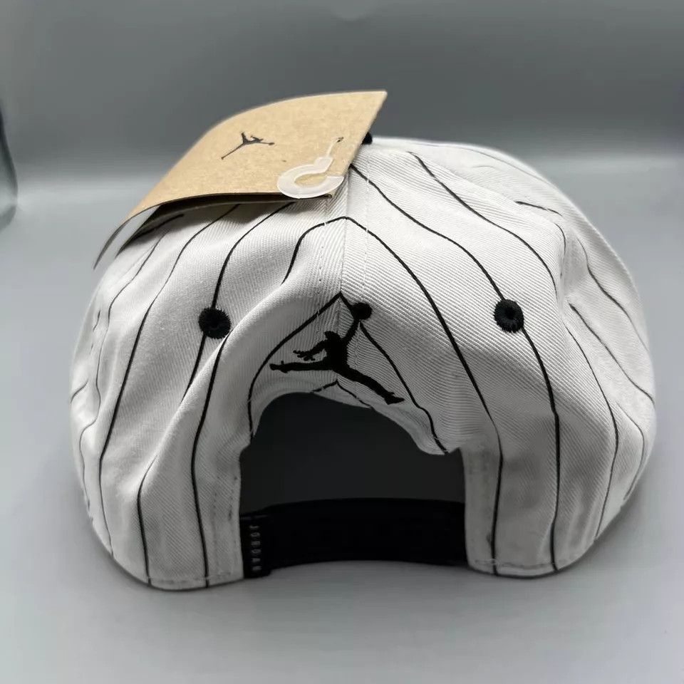 Jordan Brand Air Jordan Hat Men S-M Baron 45 Pinstripes Jumpman Snap Back Size ONE SIZE - 7 Thumbnail