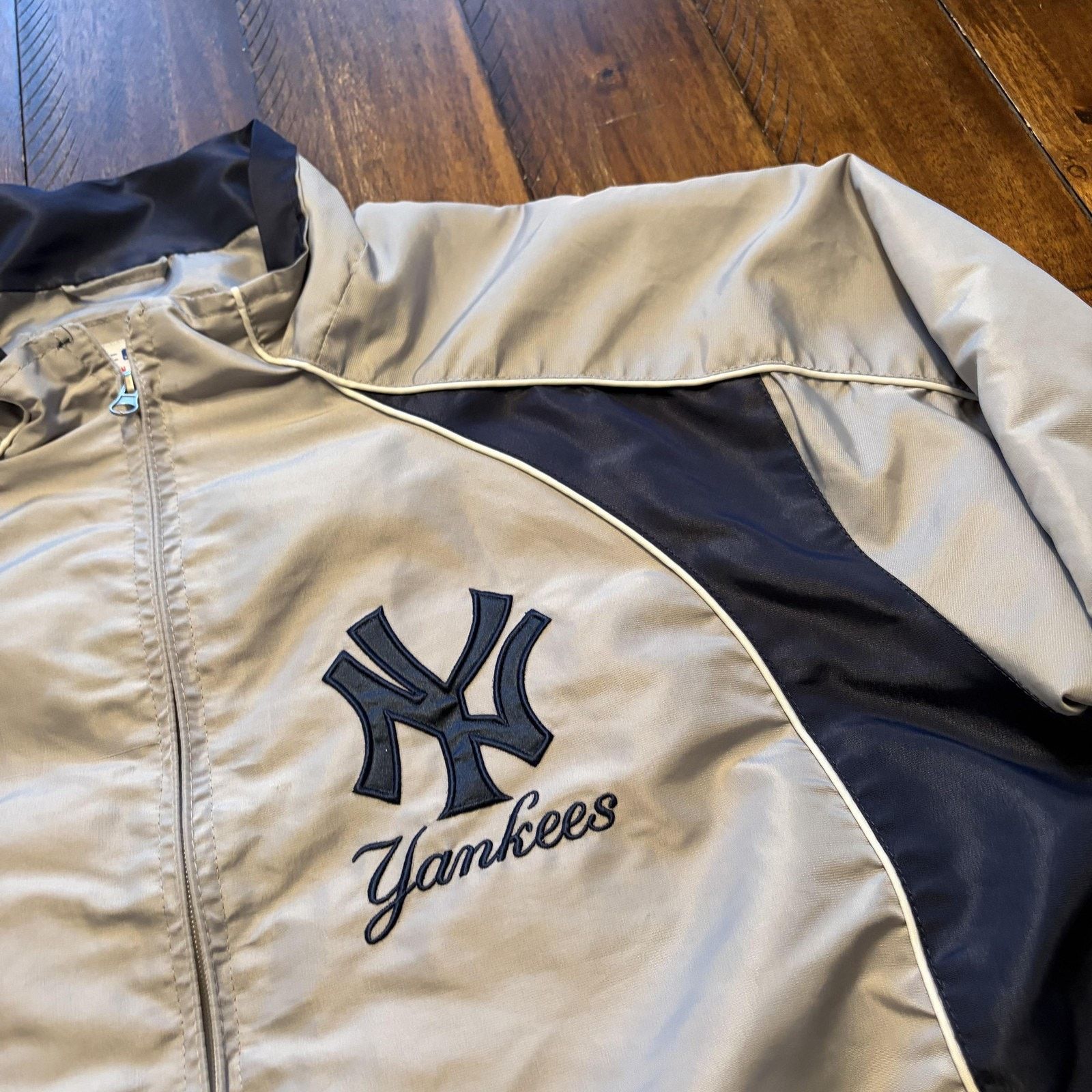 MLB New York Yankees Jacket Mens XL Gray Navy G-III Sports Size US XL / EU 56 / 4 - 4 Thumbnail