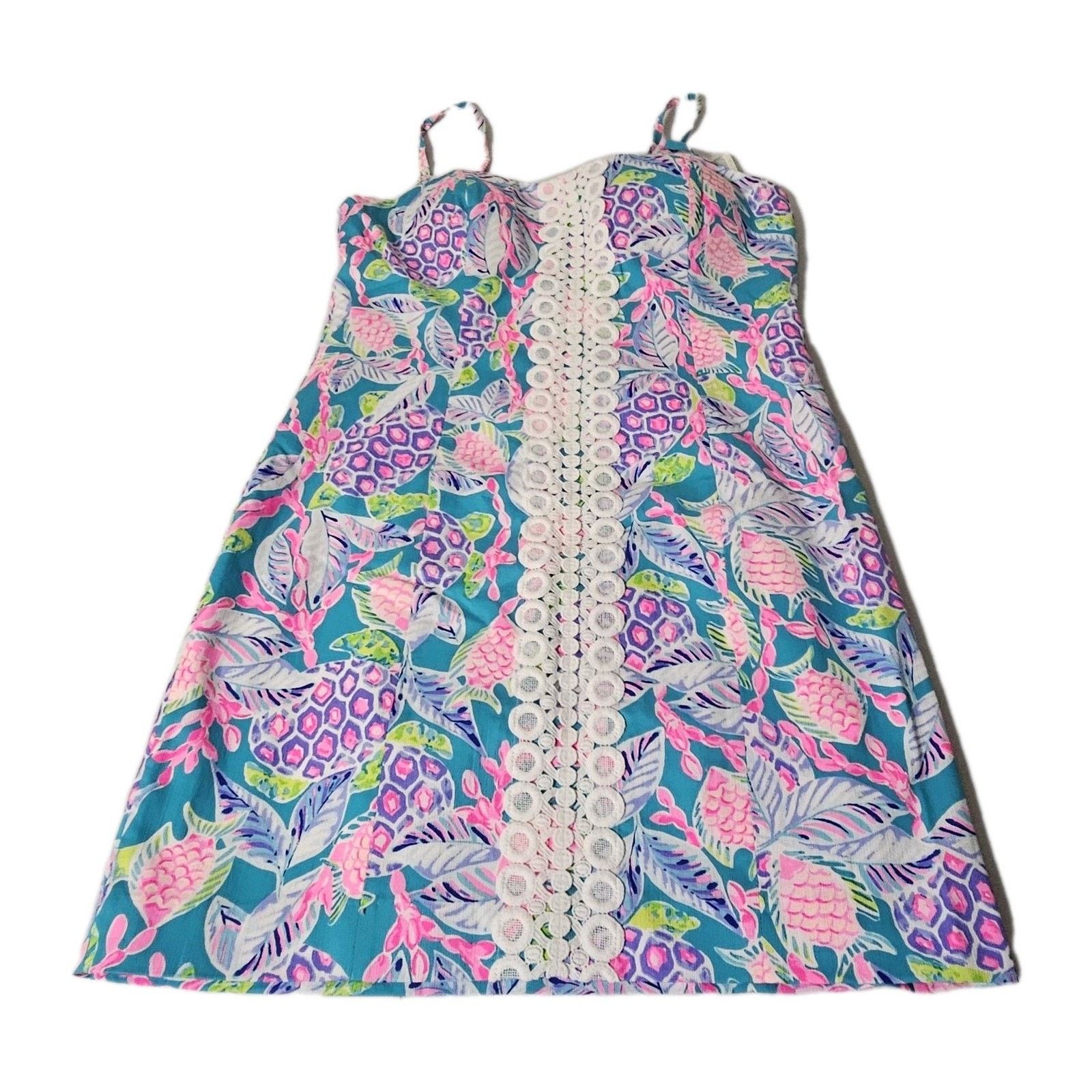 Lilly Pulitzer Lilly Pulitzer Shelli Stretch Dress Pink Floral Womens Sz 8 Size M / US 6-8 / IT 42-44 - 2 Thumbnail