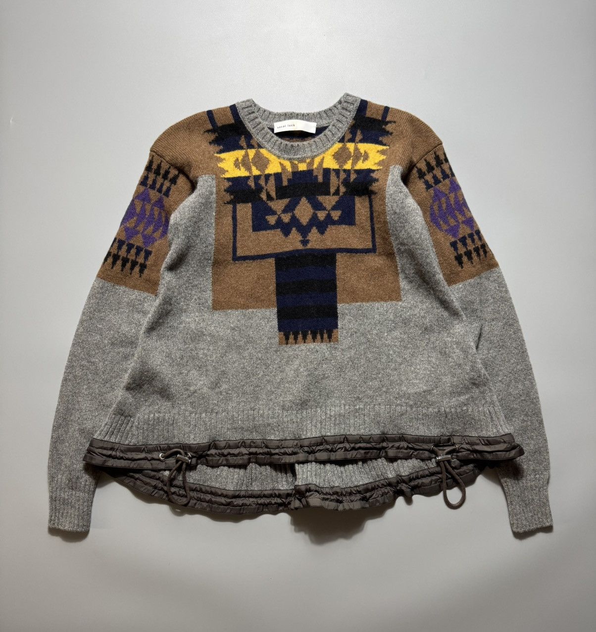 Sacai Sacai Luck - Knit Sweatshirt Size M / US 6-8 / IT 42-44 - 1 Thumbnail