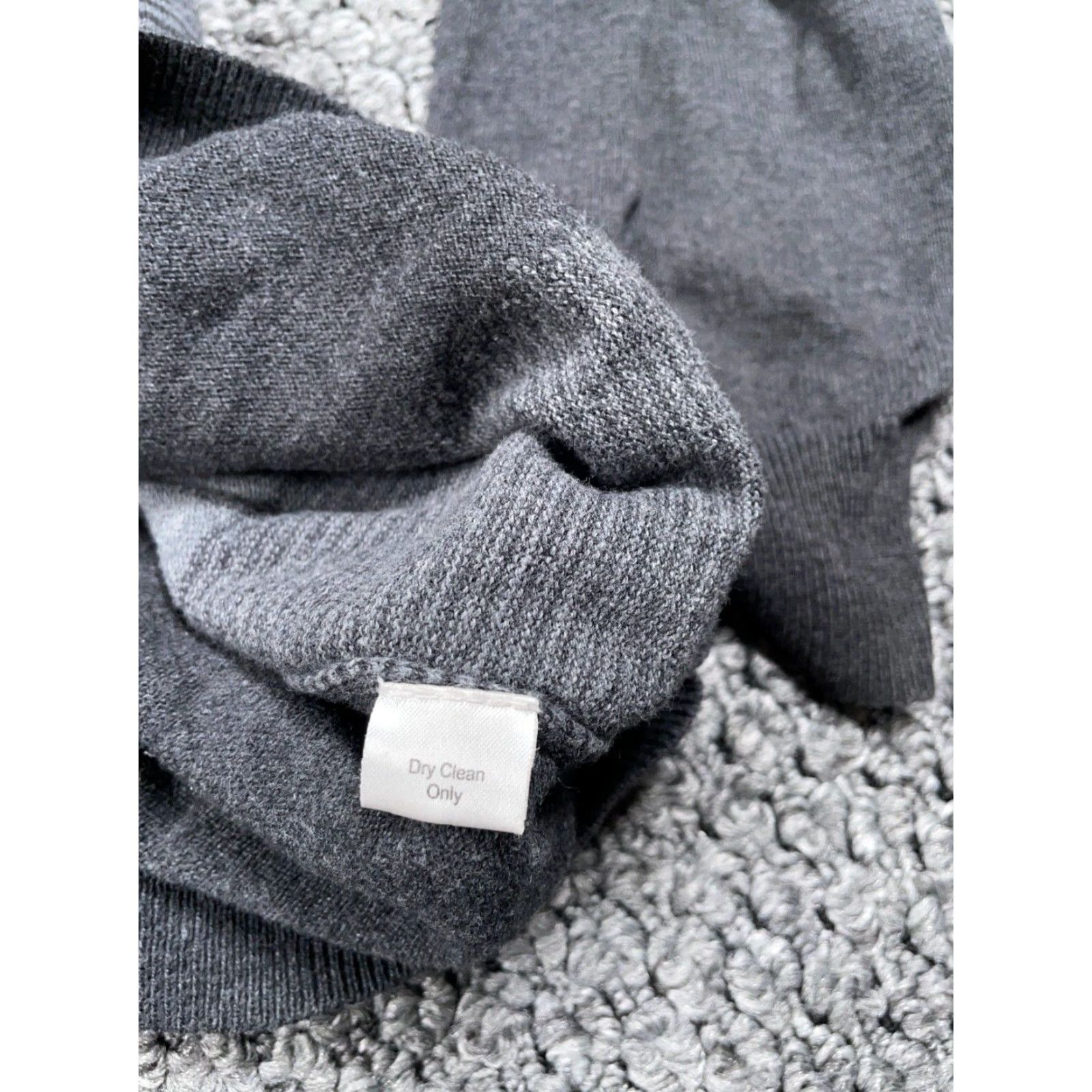 Pronto Uomo Pronto Uomo Sweater Adult XL Tall Dark Gray Cashmere Blend Check Pattern Crew Neck Lightweight Pullover Mens Size US XL / EU 56 / 4 - 4 Thumbnail