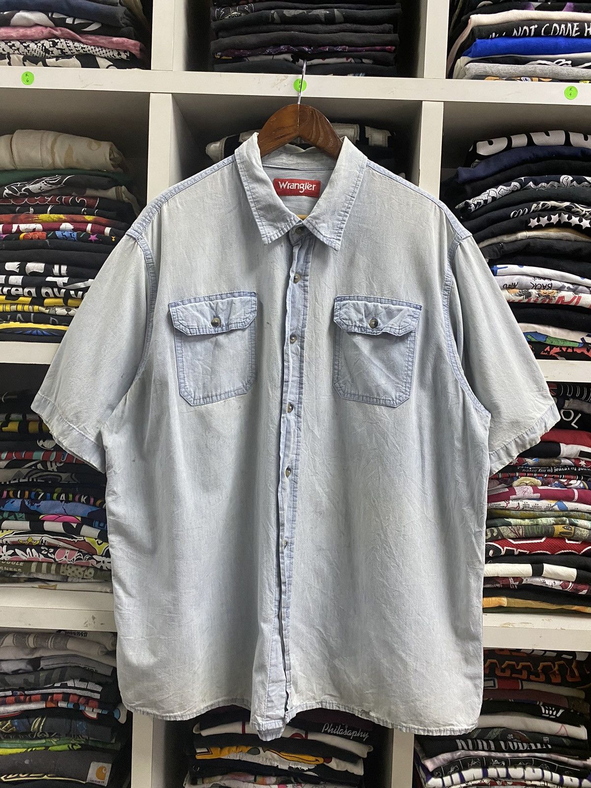 Vintage × Wrangler Vintage Wrangler Button Up Size US XL / EU 56 / 4 - 2 Thumbnail