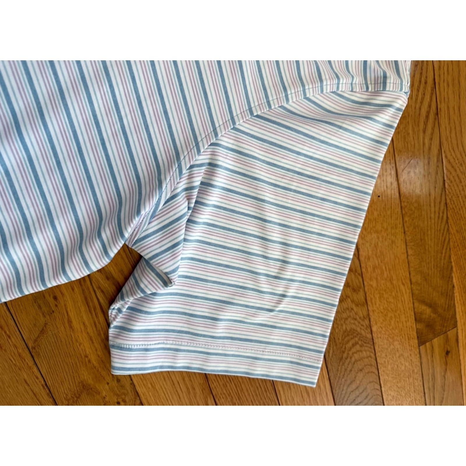 Peter Millar Peter Millar Crown Crafted Shirt Mens XXL Short Sleeve Polo Blue Stripes Size US XXL / EU 58 / 5 - 5 Thumbnail