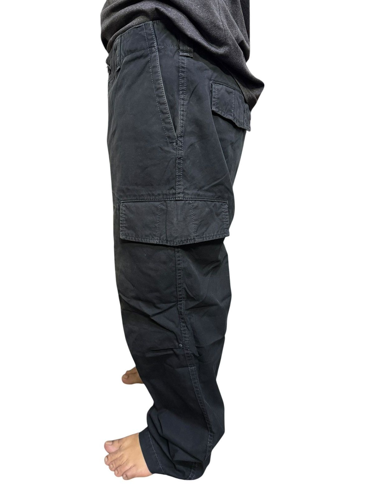 Yohji Yamamoto Vintage 90s Yohji Yamamoto Baggy Cargo Pant Size US 38 / EU 54 - 22 Thumbnail