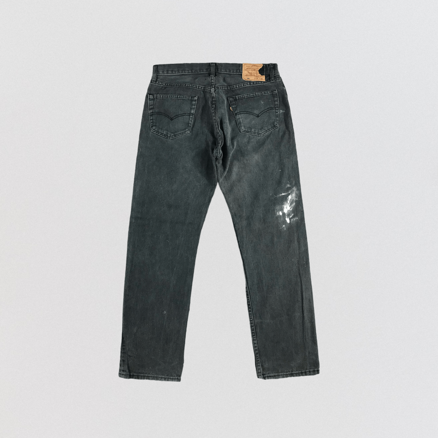 Levi's 90s Vintage Levis 501 Black Jeans-JM2673 Size US 32 / EU 48 - 2 Thumbnail