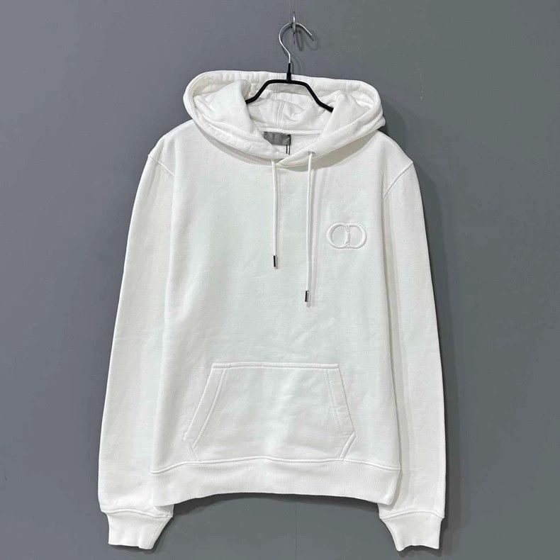 Dior Dior Embroidered white hoodie 2506-Nextarrow Size US M / EU 48-50 / 2 - 1 Thumbnail