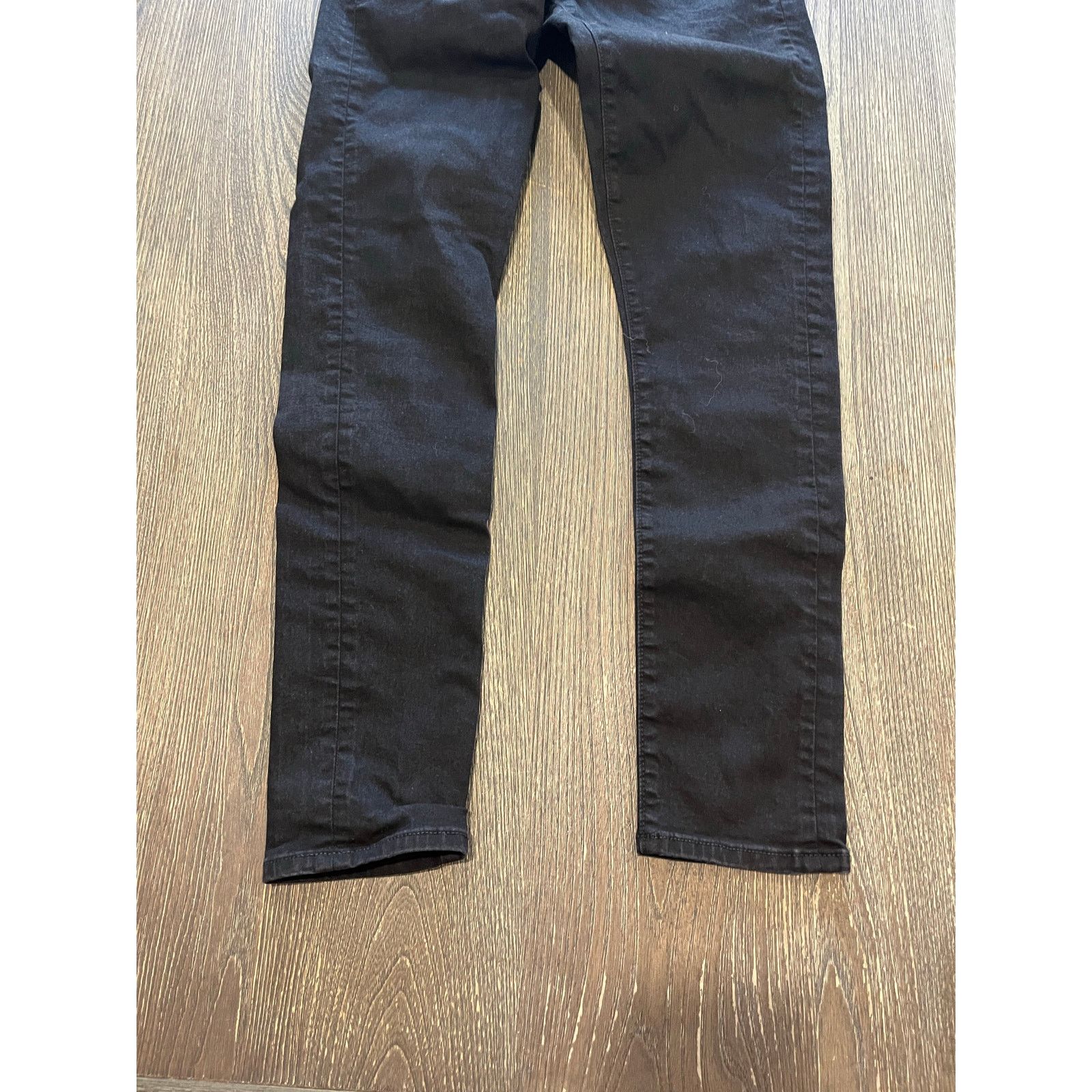 Loft LOFT Modern Skinny Jeans Mid Rise Denim Black Size 27/4 Size 27" / US 4 / IT 40 - 2 Thumbnail