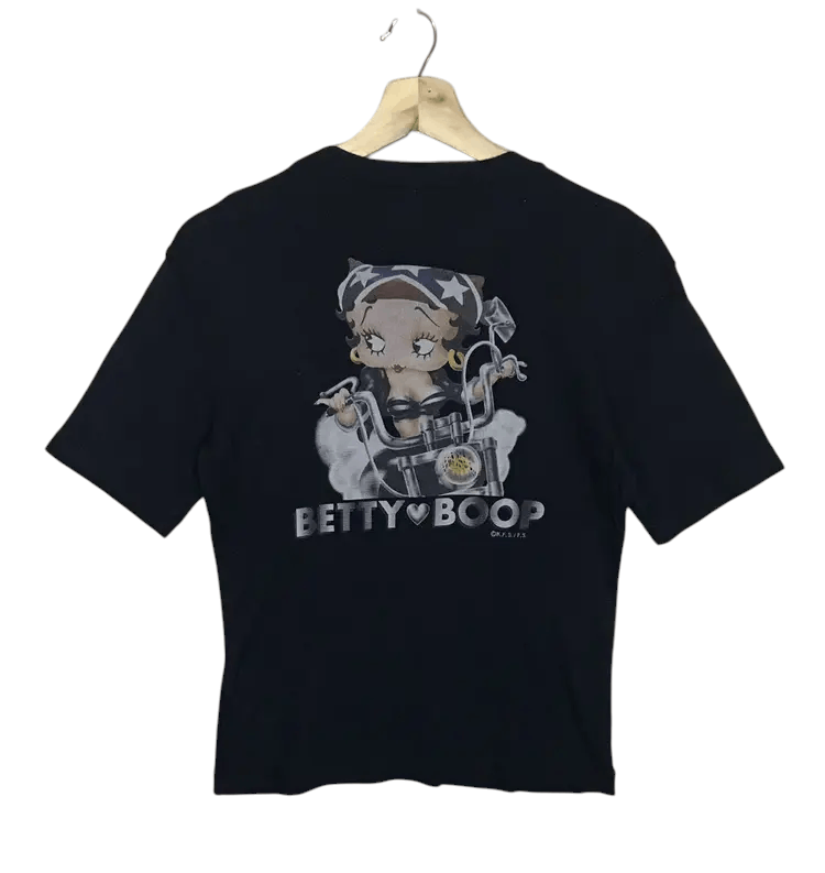Cartoon Network Vintage 90's Betty Boop Ride Chopper Crop Tops Size M / US 6-8 / IT 42-44 - 2 Thumbnail