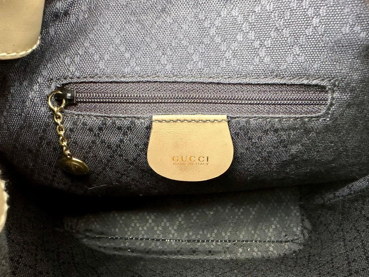 Gucci Authentic Gucci Bamboo Patent Leather Mini Backpack Size ONE SIZE - 11 Thumbnail