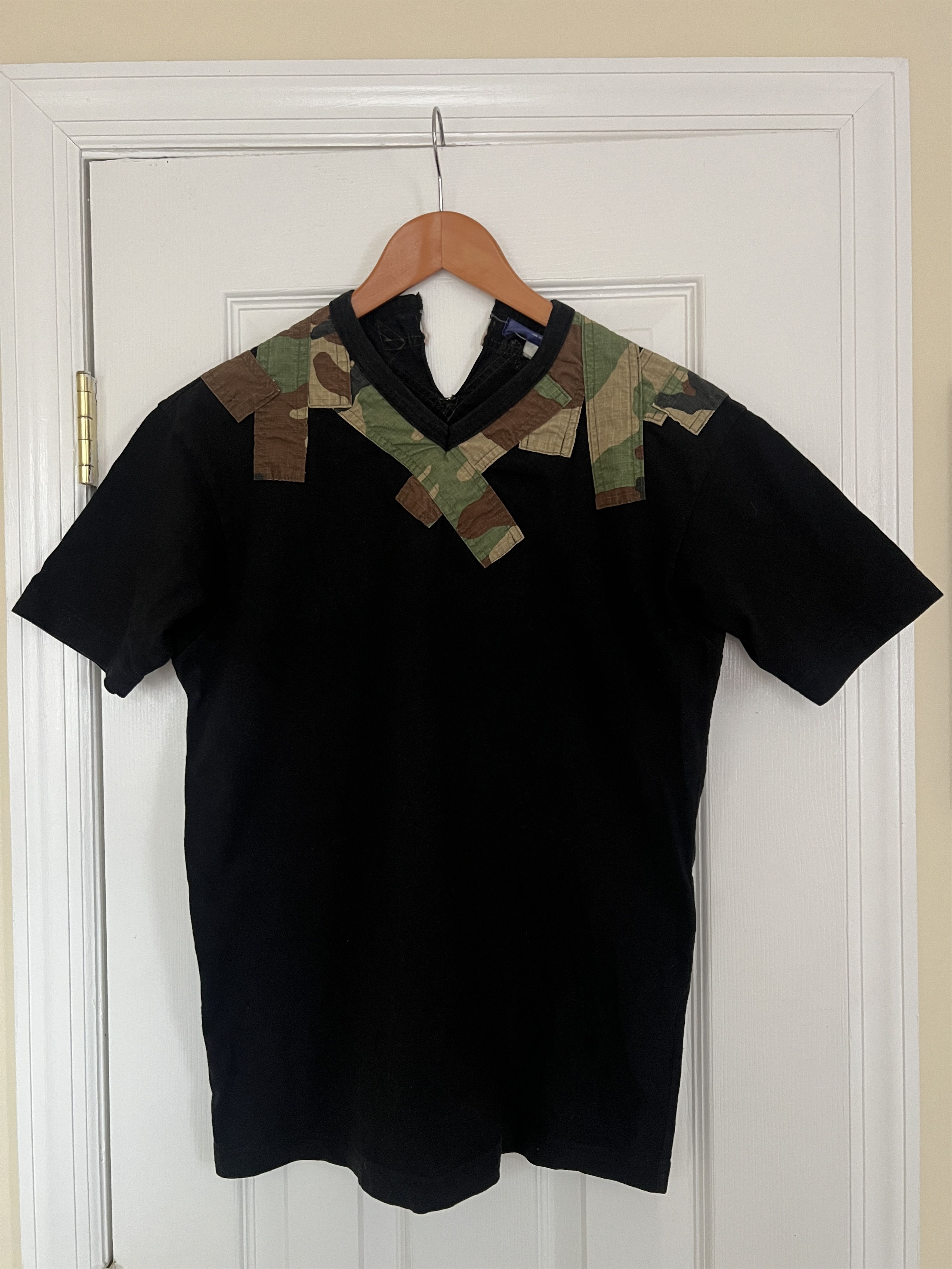 トップス 2018ss Junya Watanabe camouflage t-shirt Junya Watanabe 🐎 2018 Camo T-Shirt | Grailed