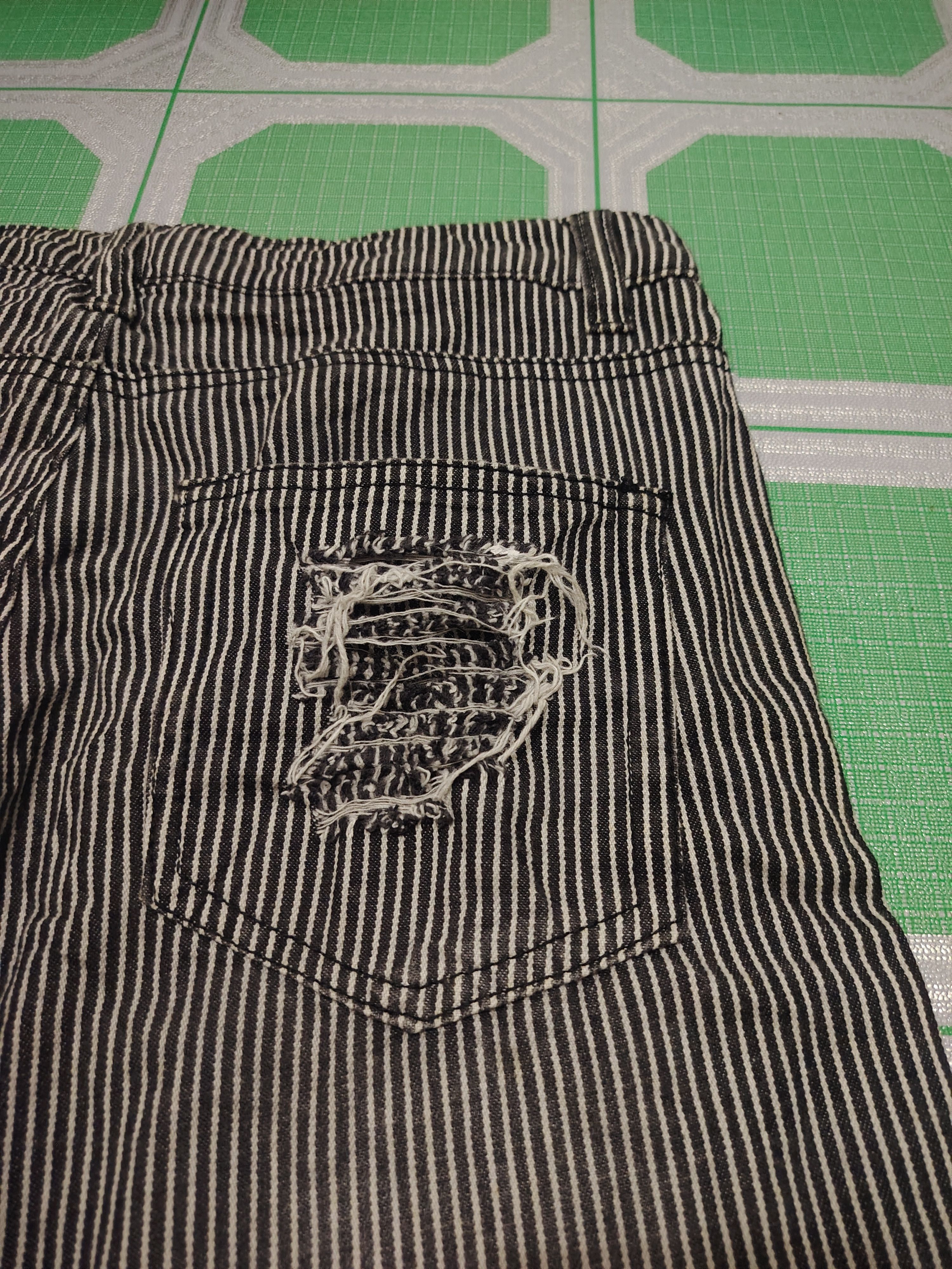 Who Decides War Japanese Back & Forth Hickory Pants Striped I6W9 Style Size US 30 / EU 46 - 14 Thumbnail