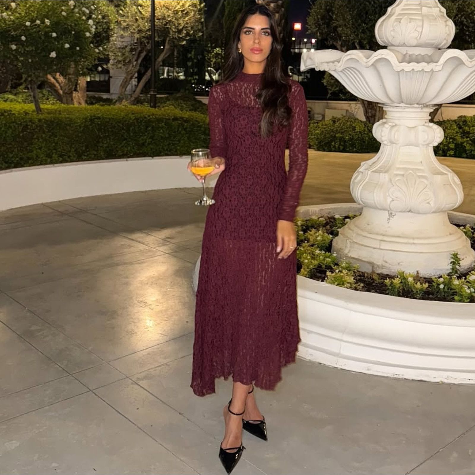 zara burgundy dress DRESS!, Just slipped into this gorgeous burgundy bodycon mini from Zara, and Im absolutely loving the vibe! Its perfect for a night out or a fun dinner with friends. Feeling RARE!!! ZARA Blogger Favorite Burgundy