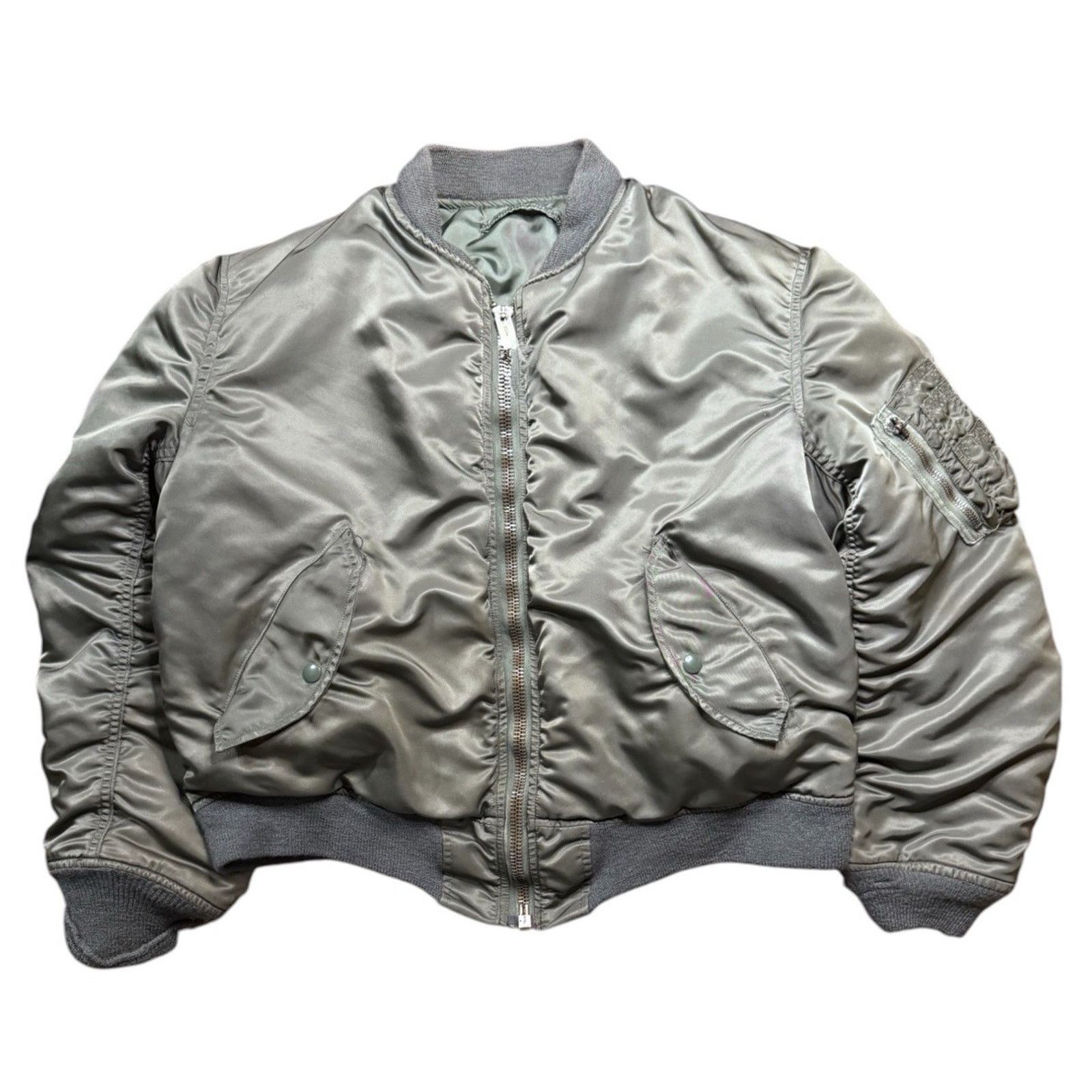 Other 80s Medium Alpha Ma-1 Flight Jacket 8415-00-818-7352 Size US M / EU 48-50 / 2 - 1 Thumbnail